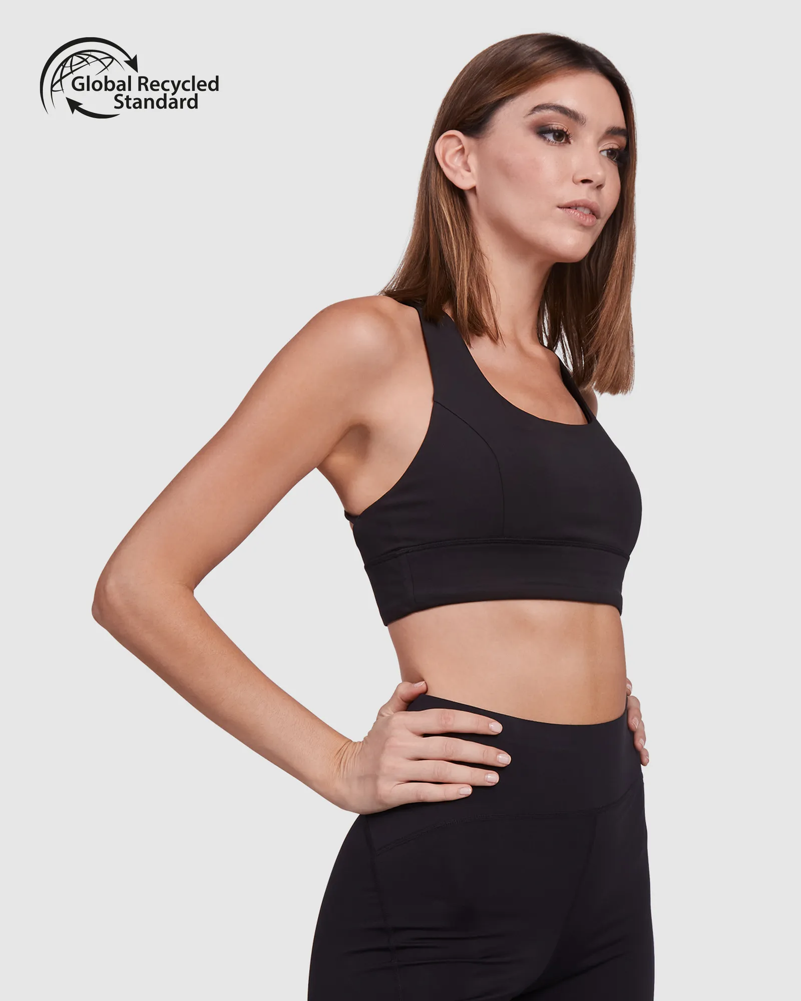 T-shirt tecnica Roly Sebring, Nero