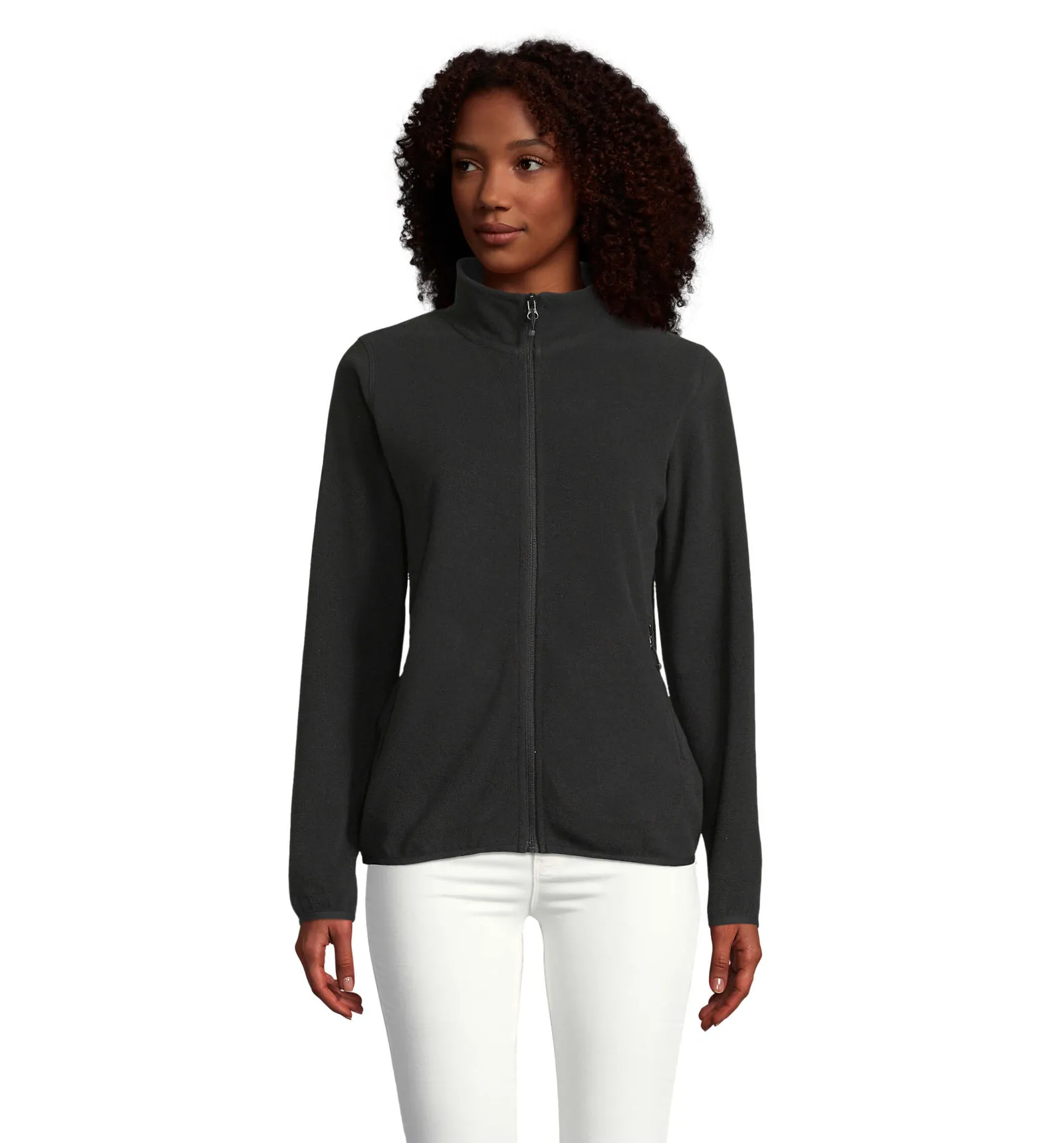 Pile SOL'S Factor Women, Black, su modello, fronte