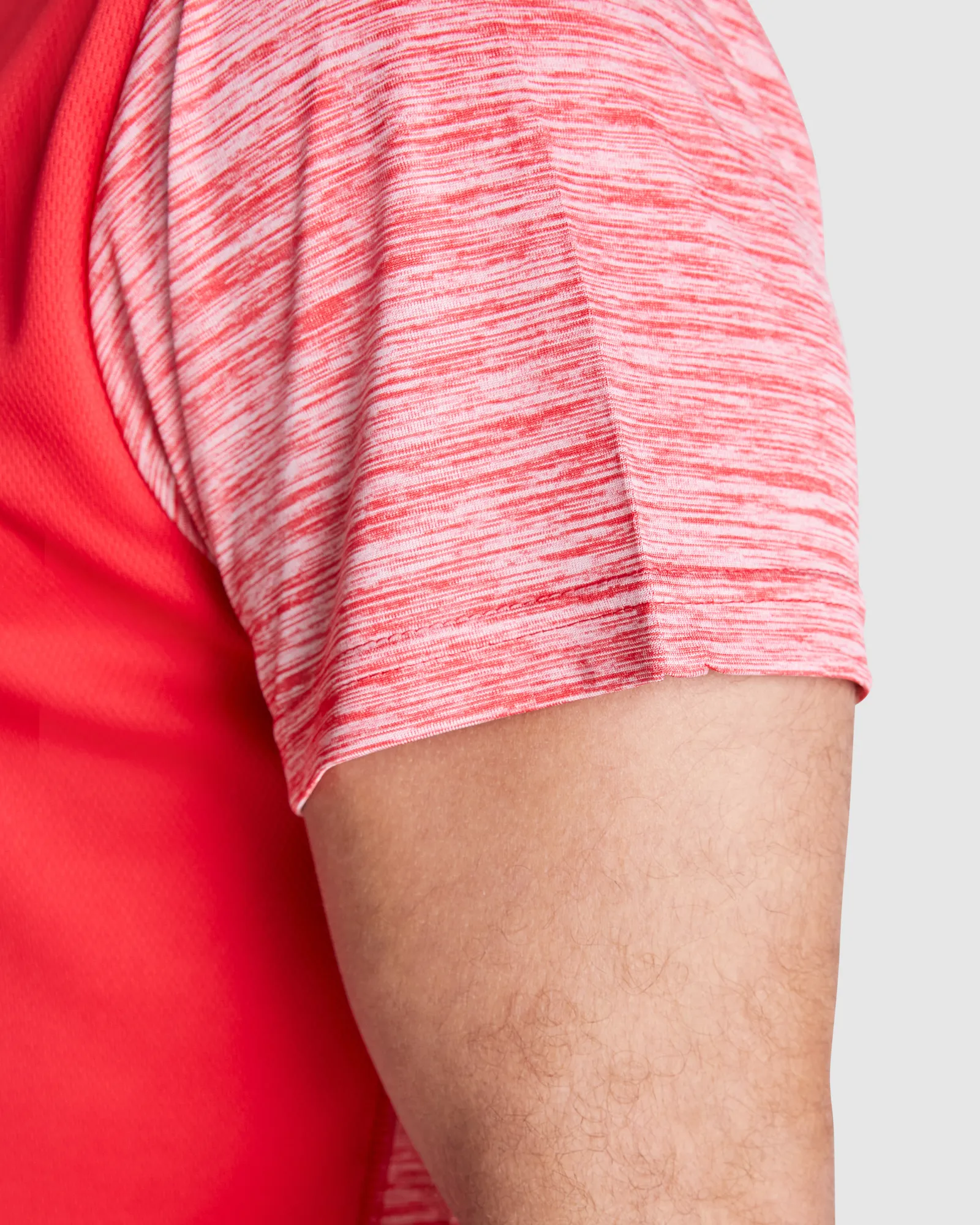 T-shirt tecnica Roly Zolder, Rosso/Rosso Vigorè, dettaglio 2