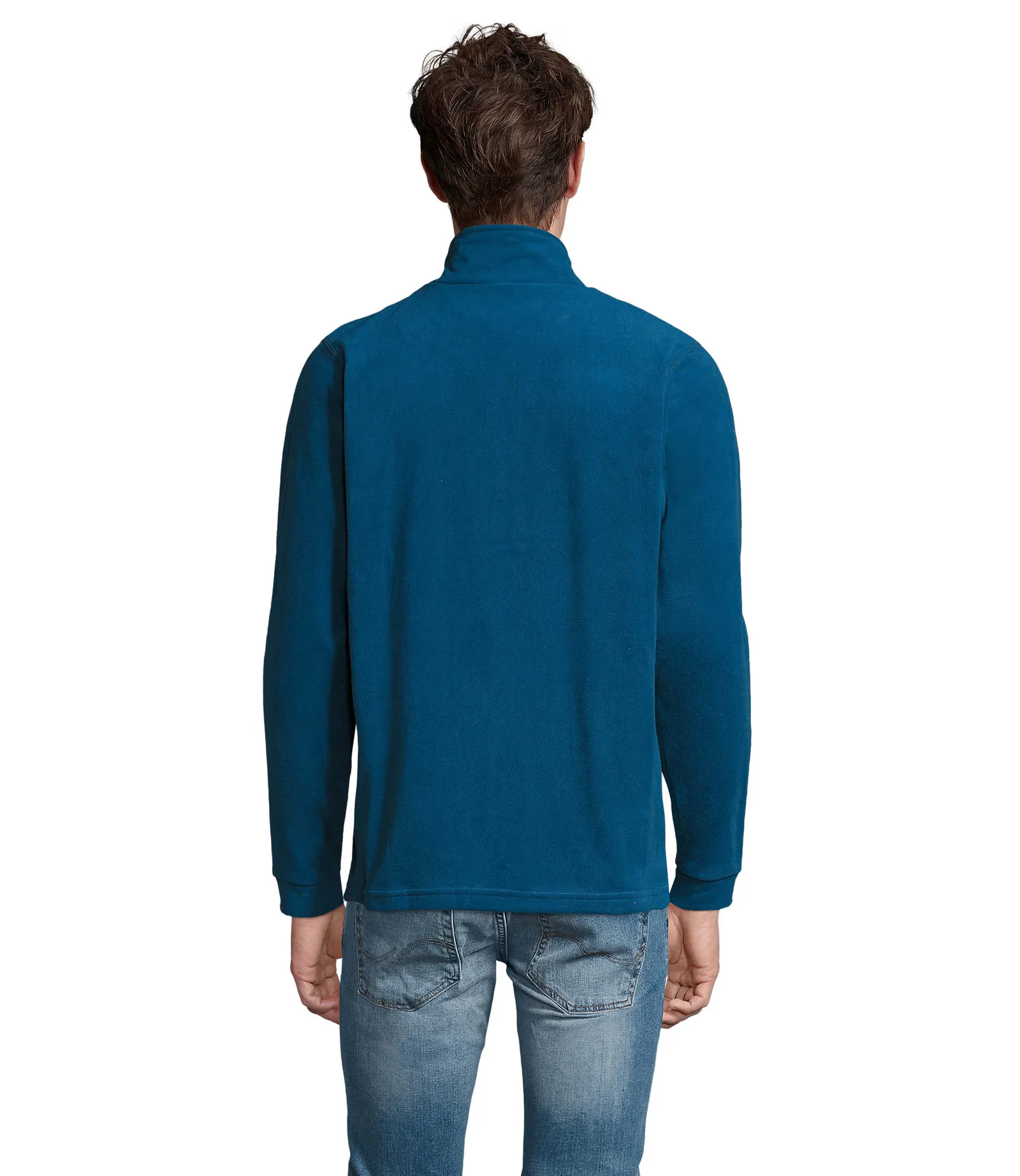 Pile SOL'S Nova Men, Slate blue/grey, su modello, retro
