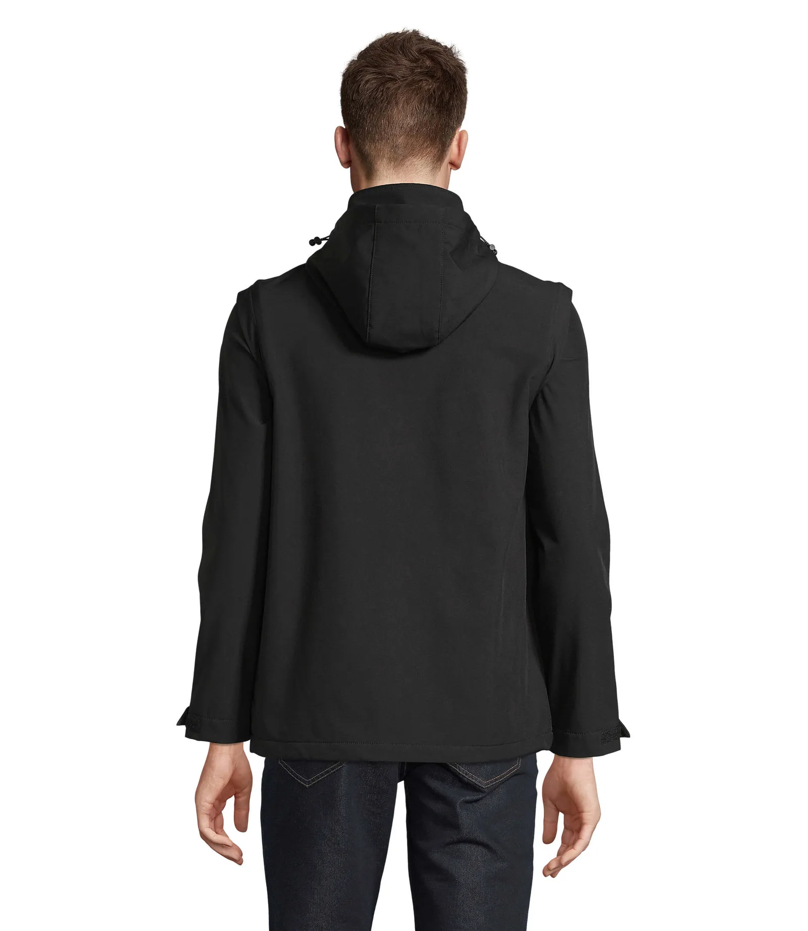 Softshell SOL'S Falcon 3in1, Black, su modello, lato