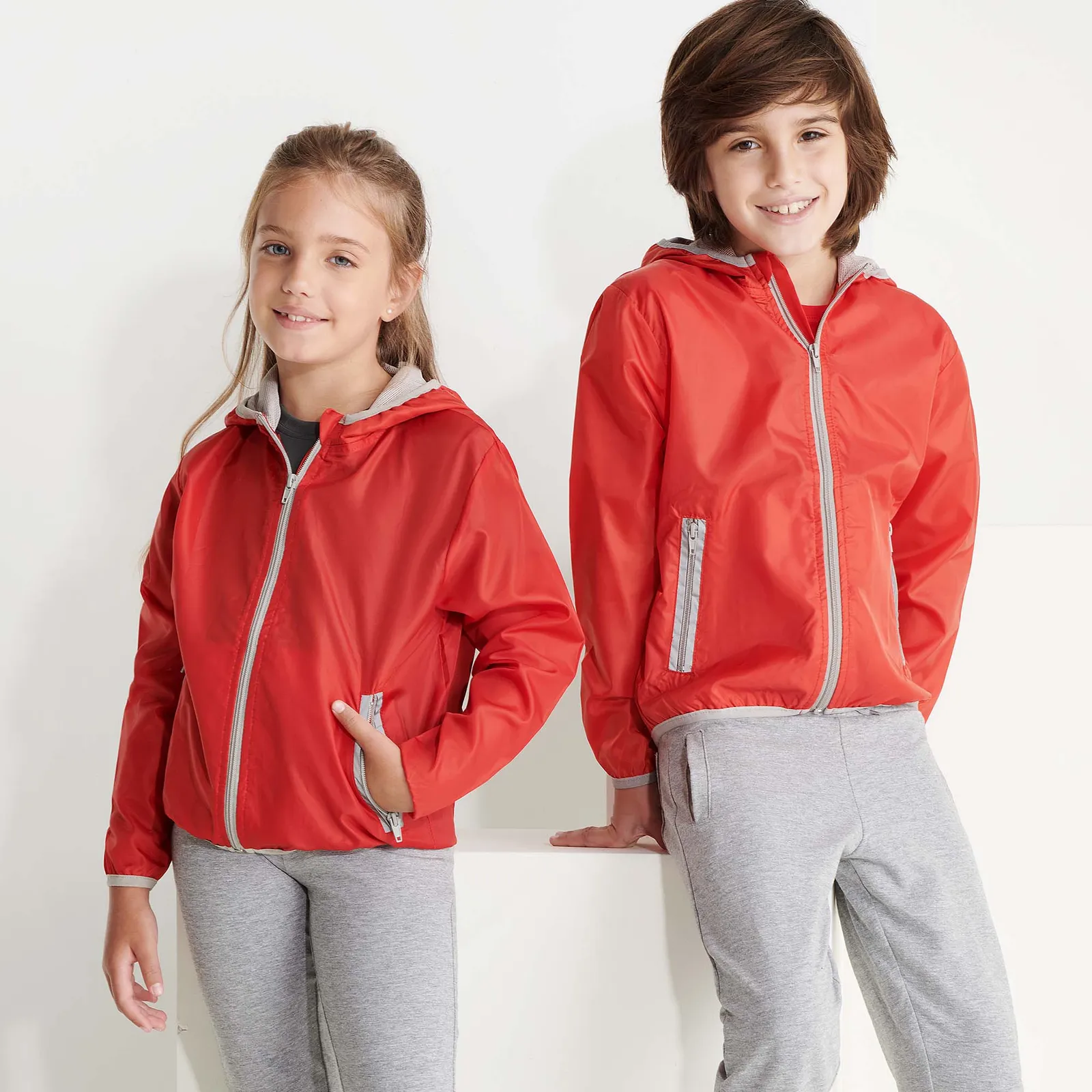 Giacca antivento Roly Angelo, Rosso