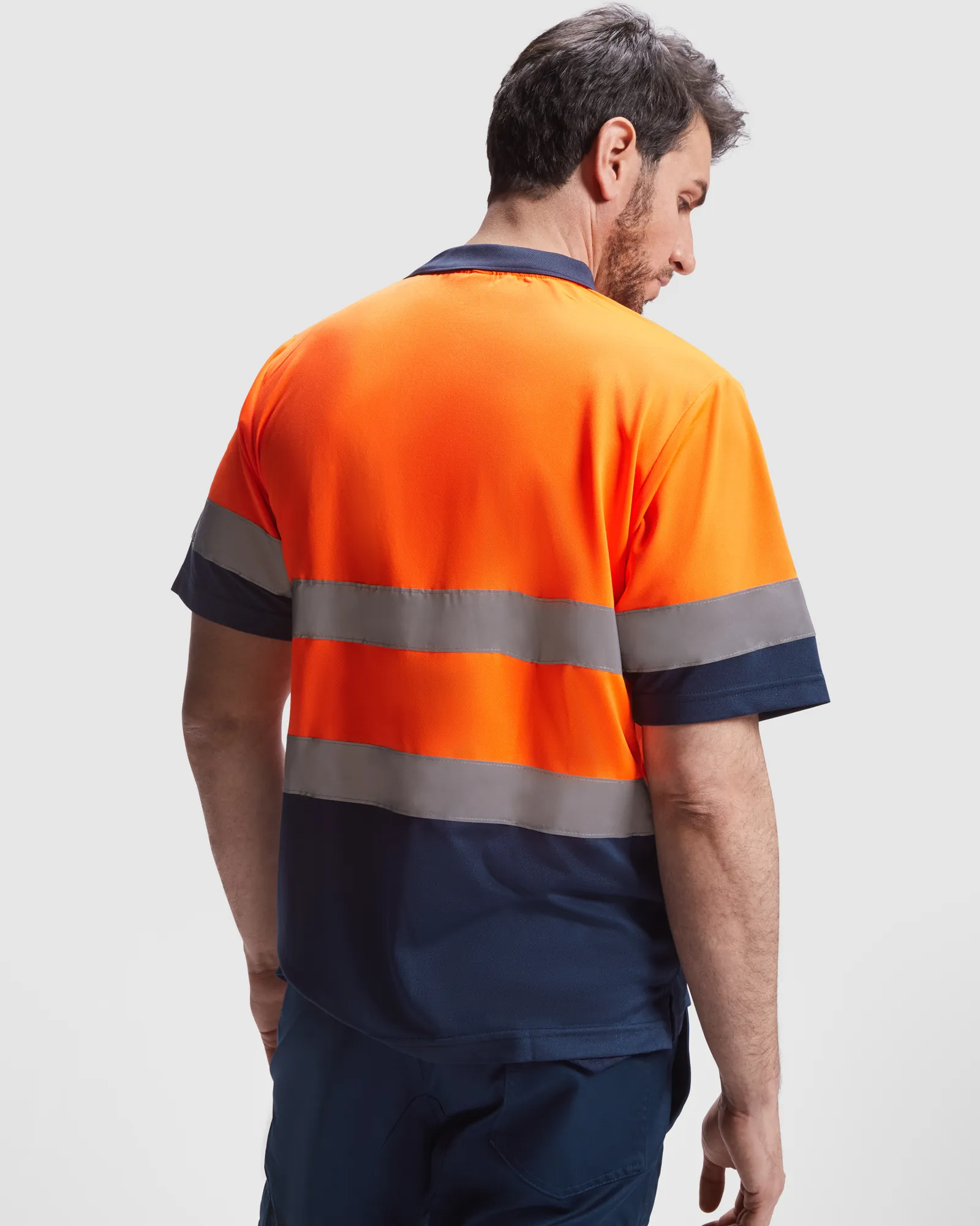 Polaris HV9302 Blu Navy/Arancione Fluo dettaglio 1