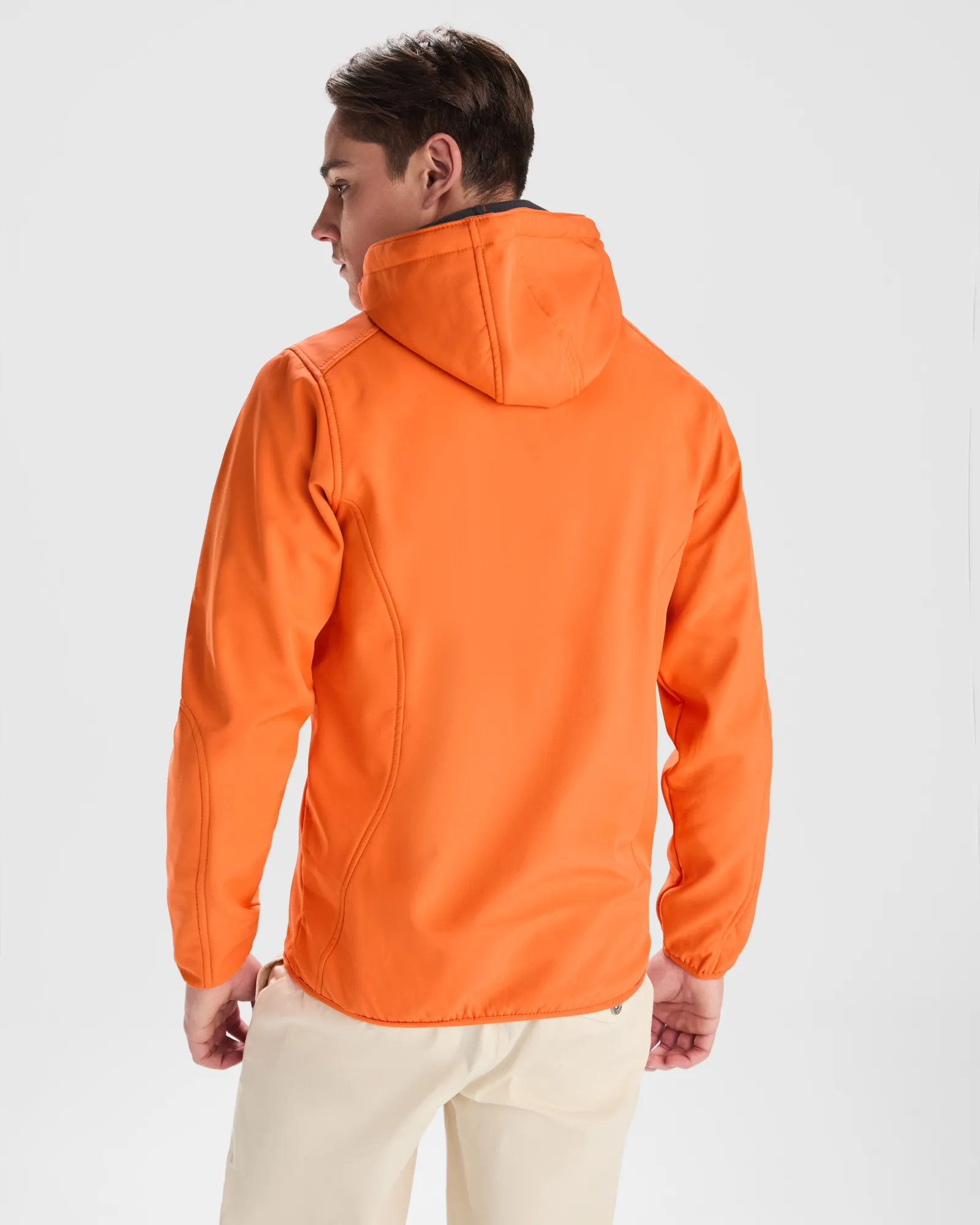 Softshell Roly Siberia, Arancione Vermiglio/Ebano, dettaglio 2