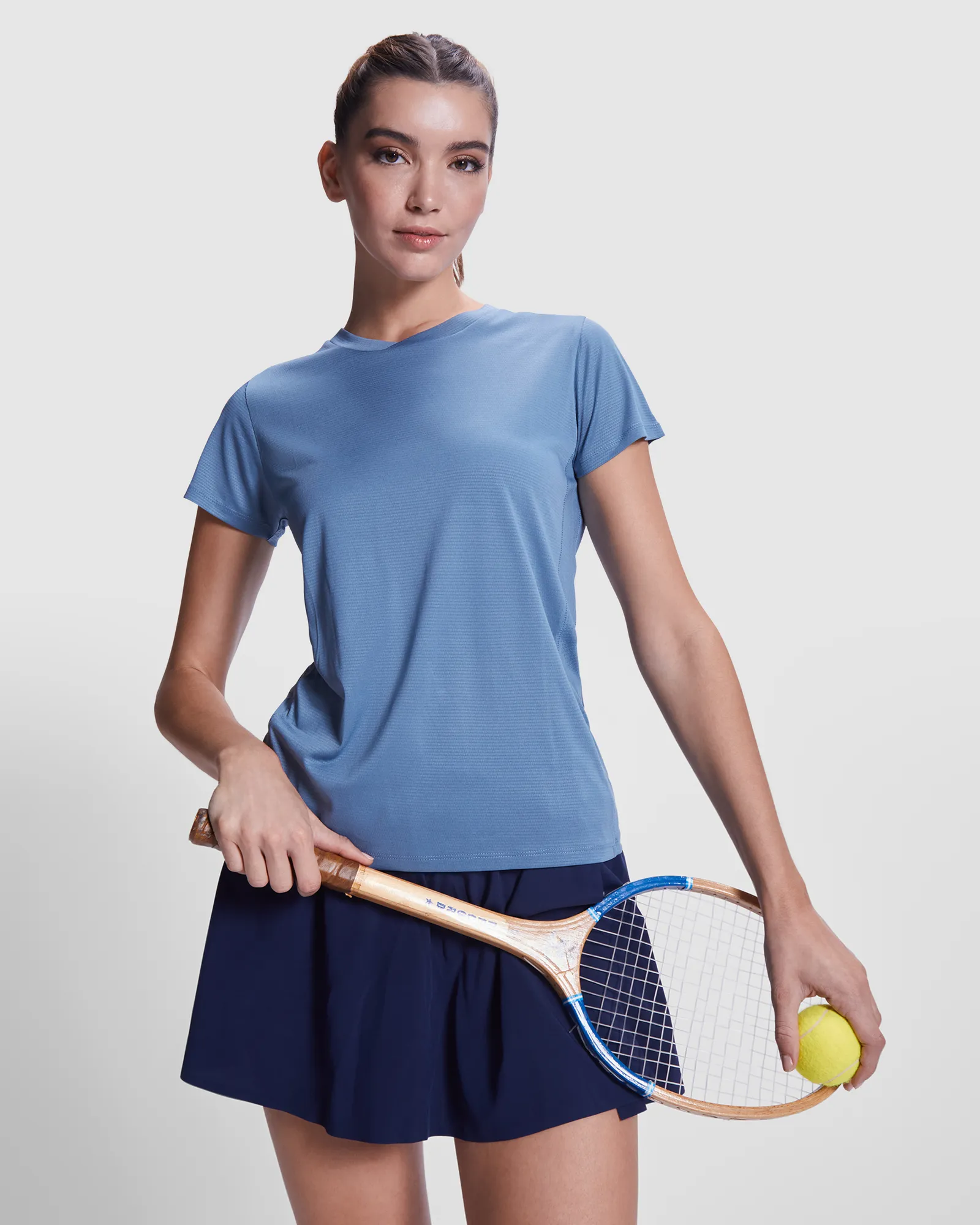 T-shirt tecnica Roly Slam Woman, Azul Tormenta, dettaglio