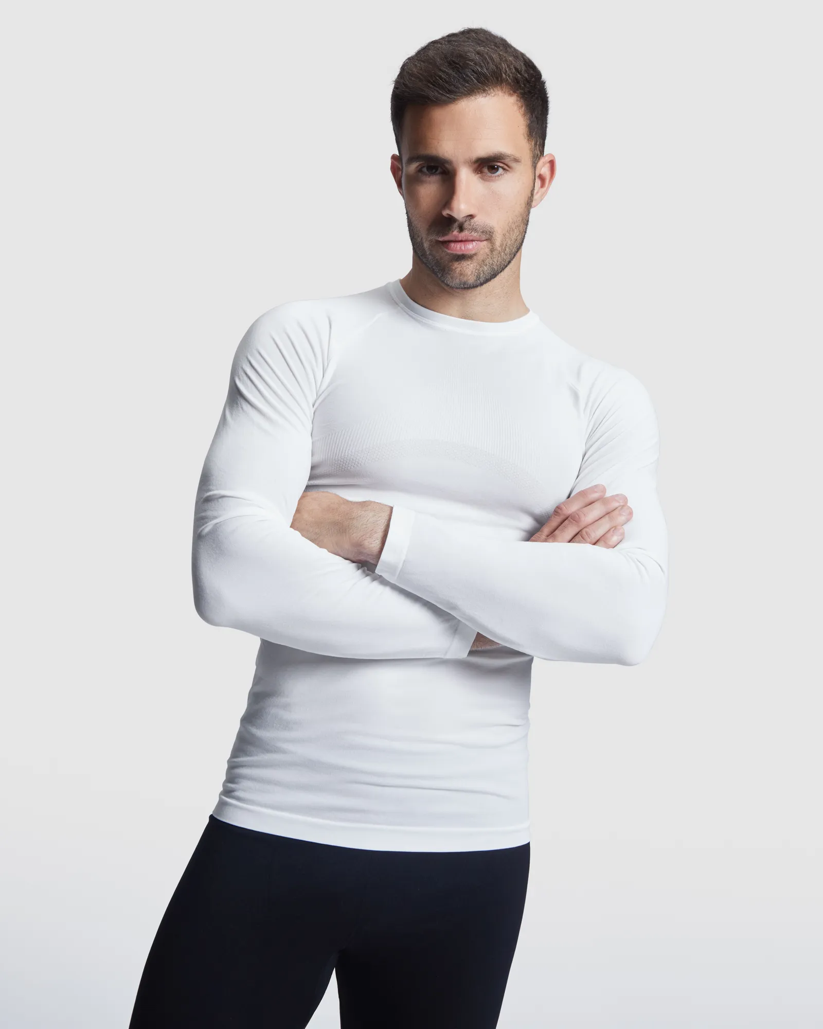 T-shirt tecnica Roly Prime, Bianco, dettaglio