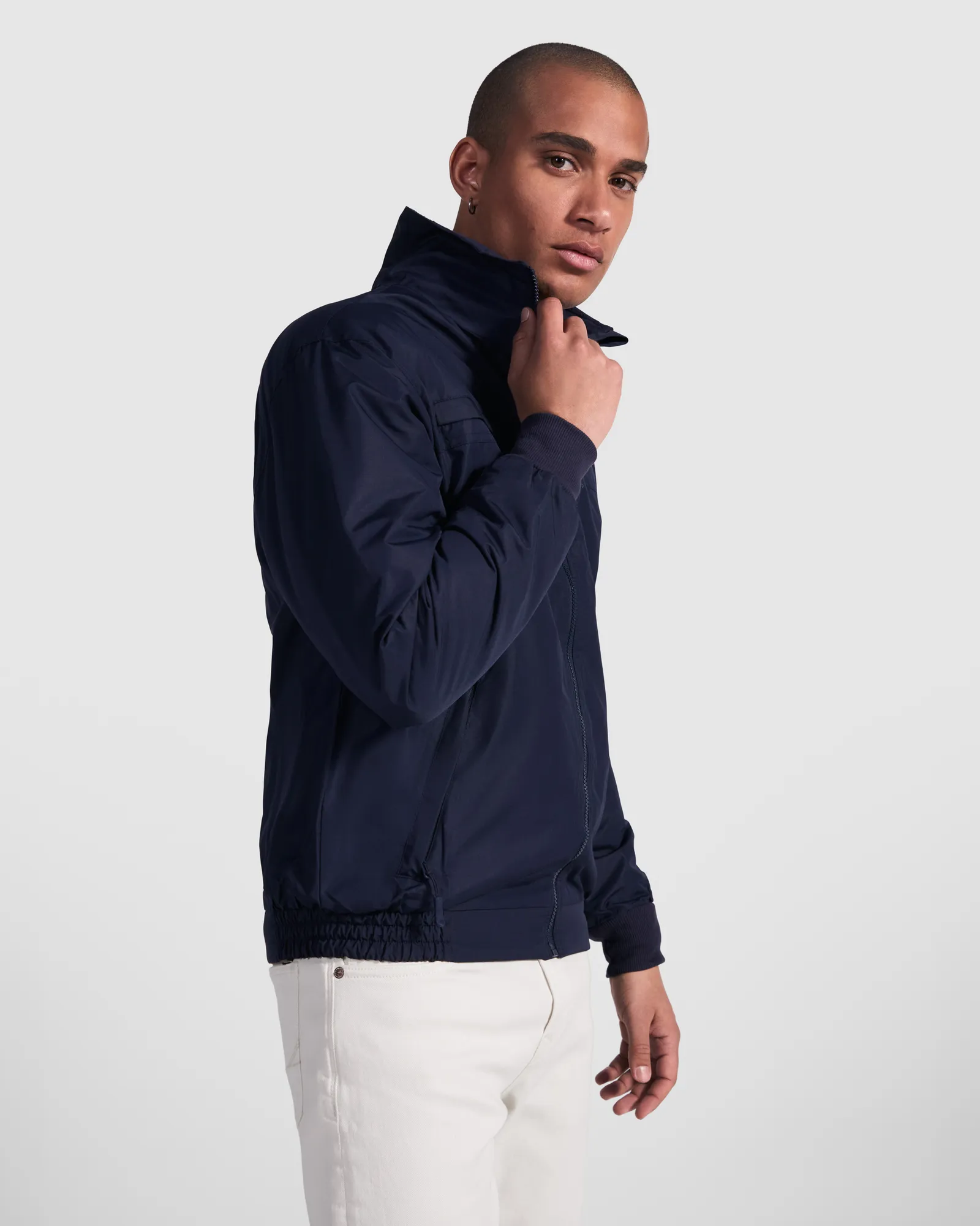 Giubbotto Roly Yukon, Blu Navy, dettaglio