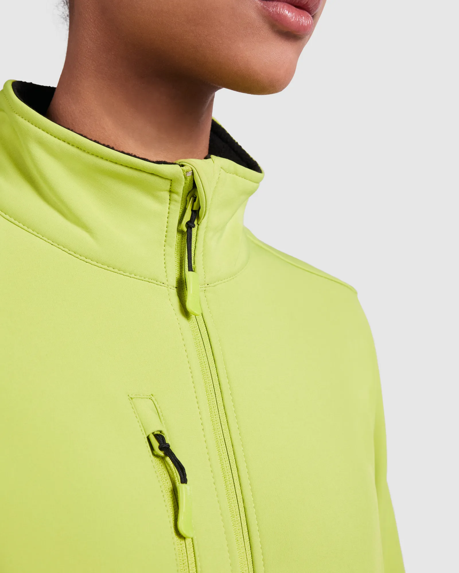 Softshell Roly Nebraska Woman, Lime Punch, dettaglio 4