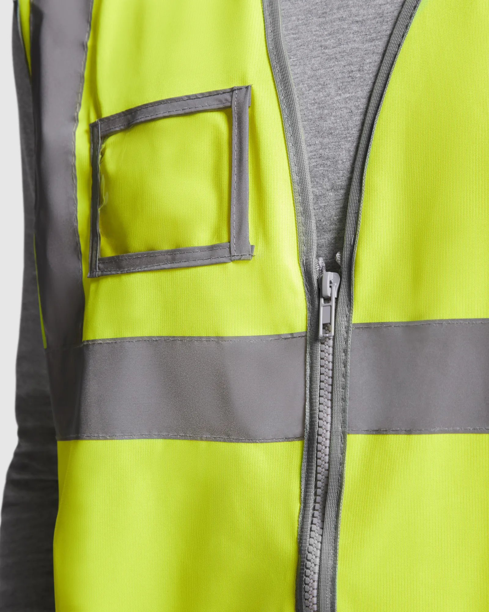 Gilet Roly Polux, Giallo Fluo, dettaglio 2