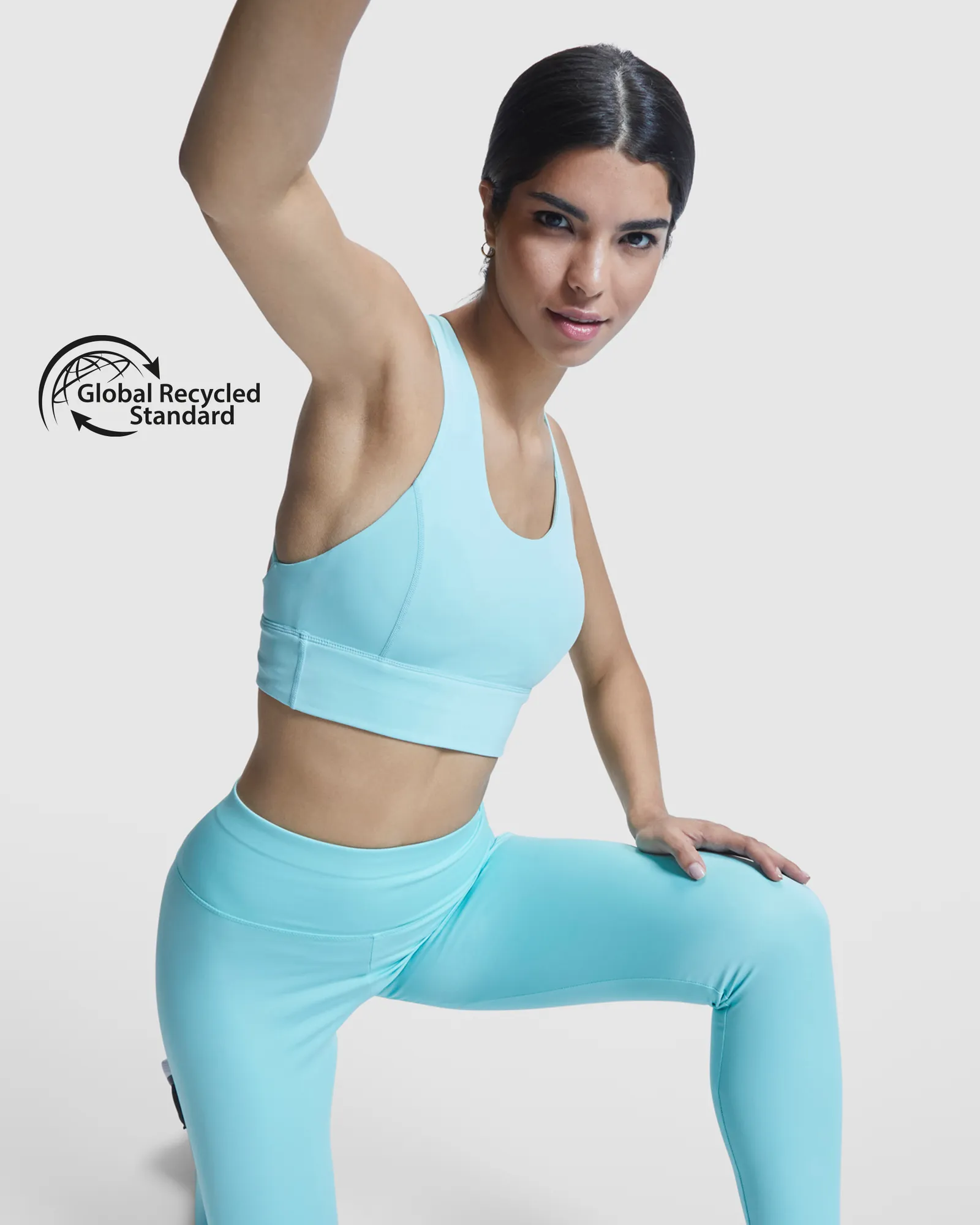 T-shirt tecnica Roly Basel, Verde Menta