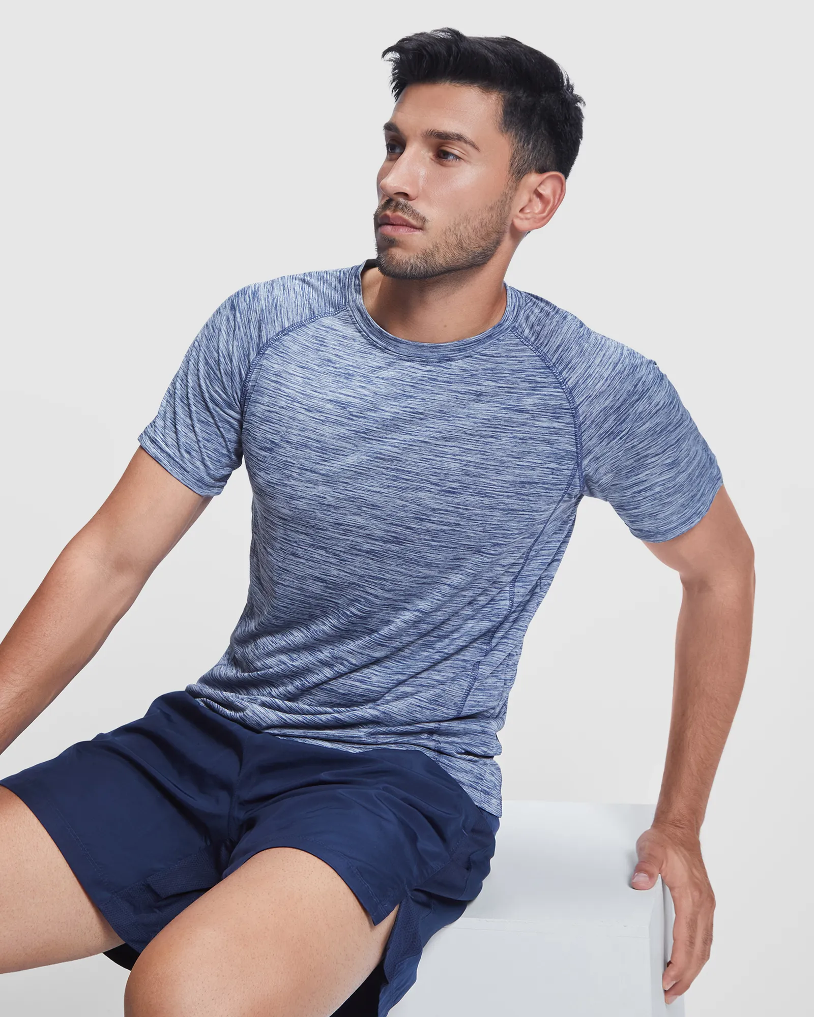 T-shirt tecnica Roly Austin, Blu Marino Vigorè