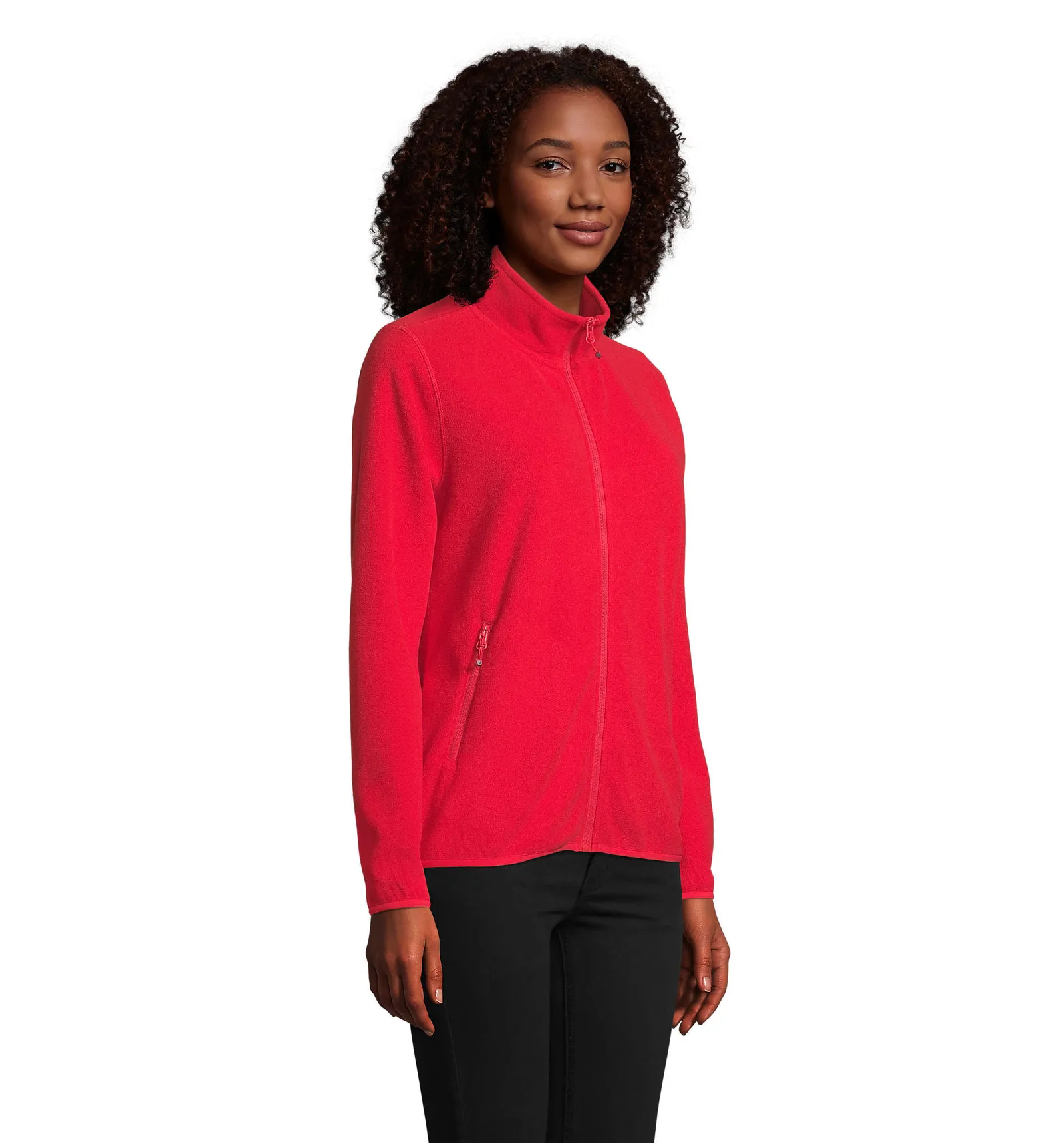 Pile SOL'S Factor Women, Red, su modello, lato