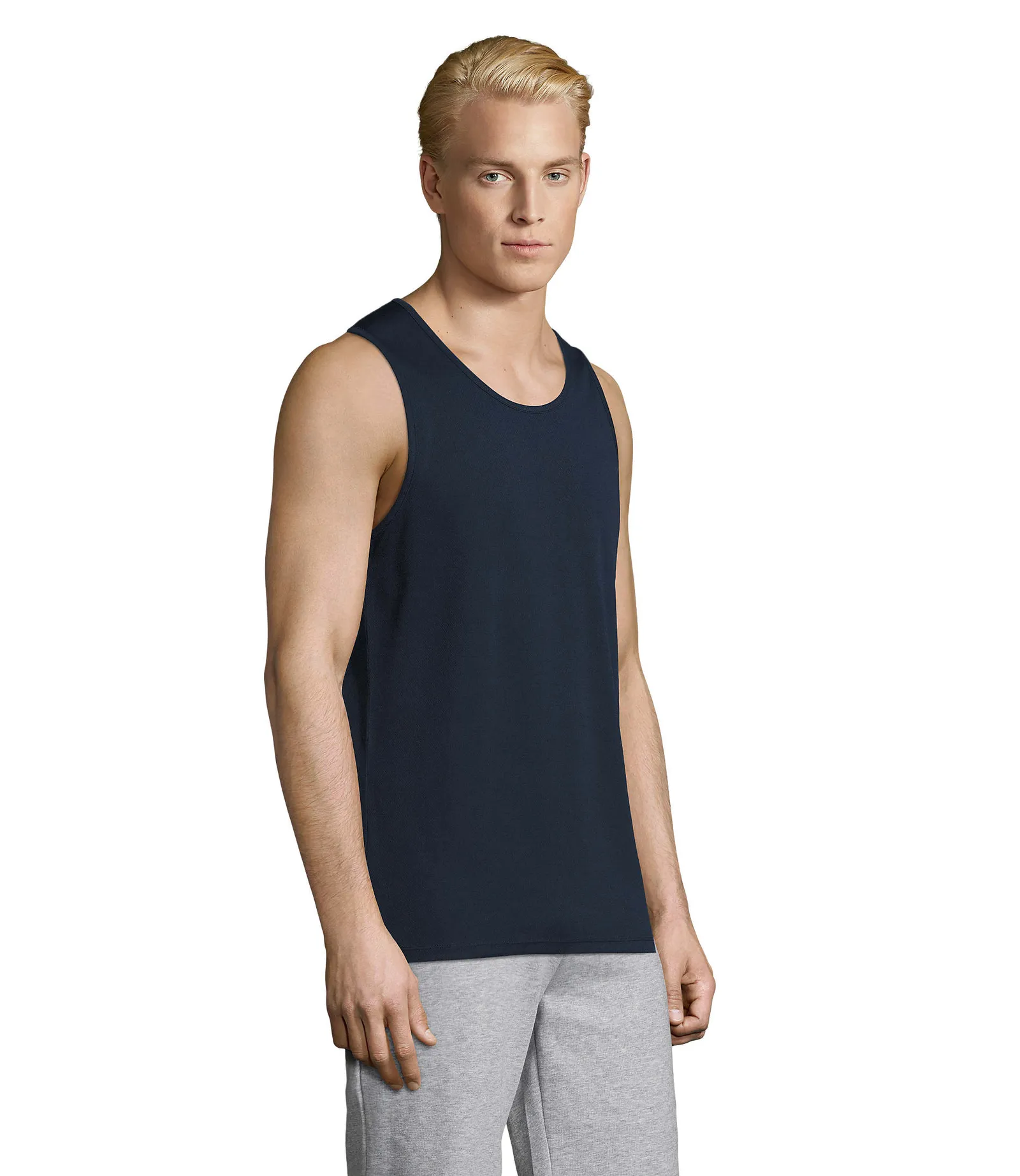 Sporty TT Men Blu oltremare indossata lato
