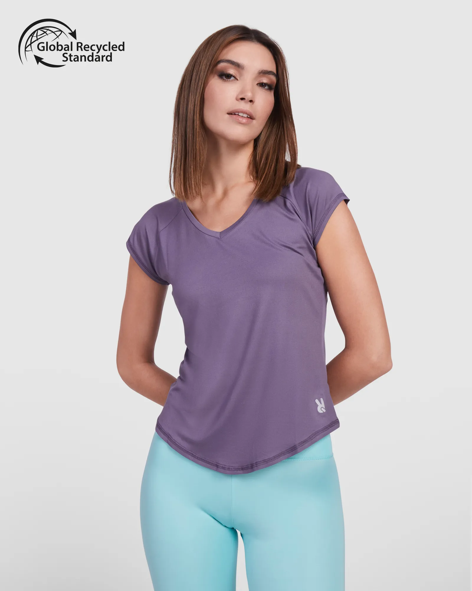 T-shirt tecnica Roly Jada, Lilla