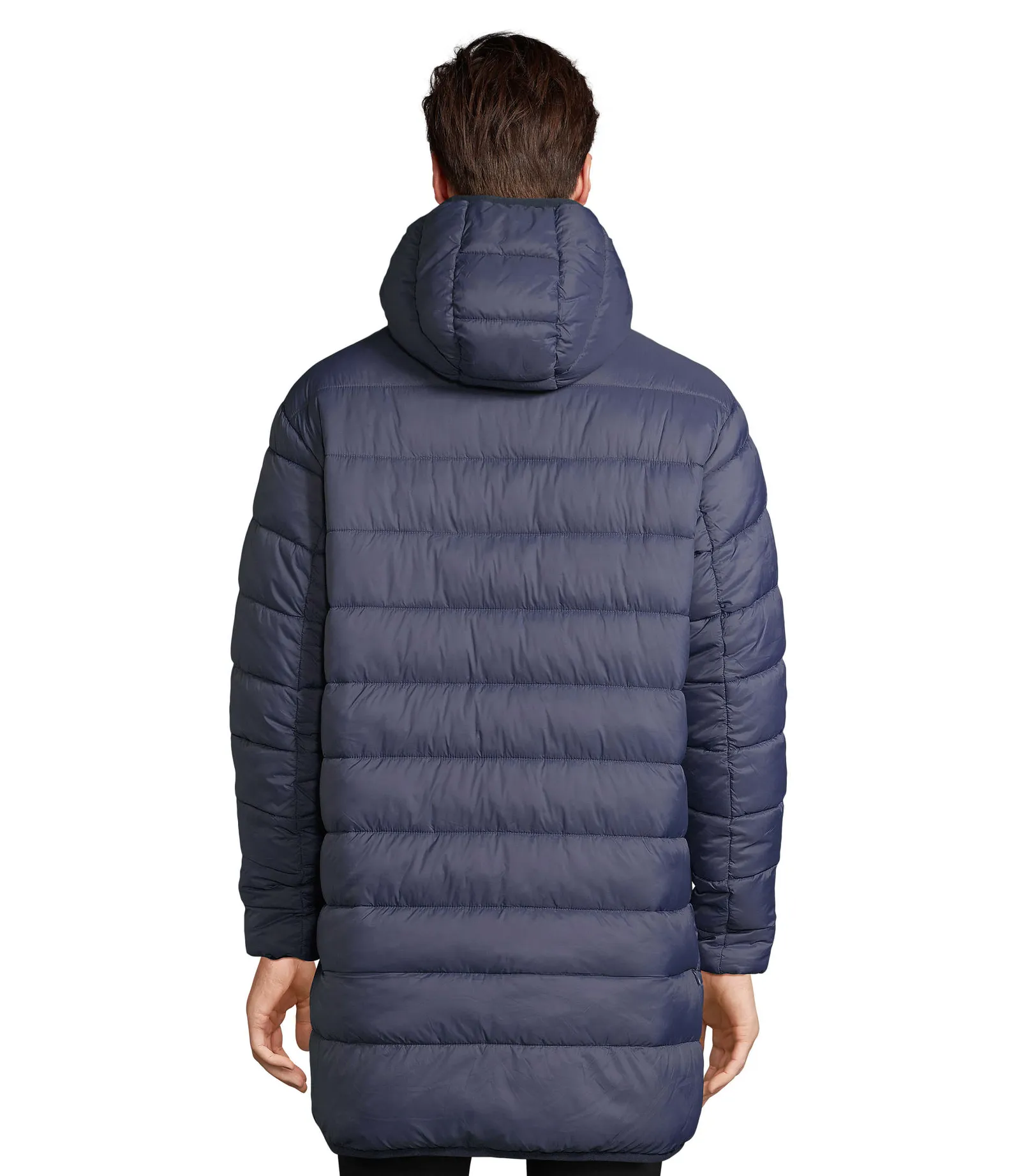 Parka SOL'S Reverse, French navy, su modello, retro