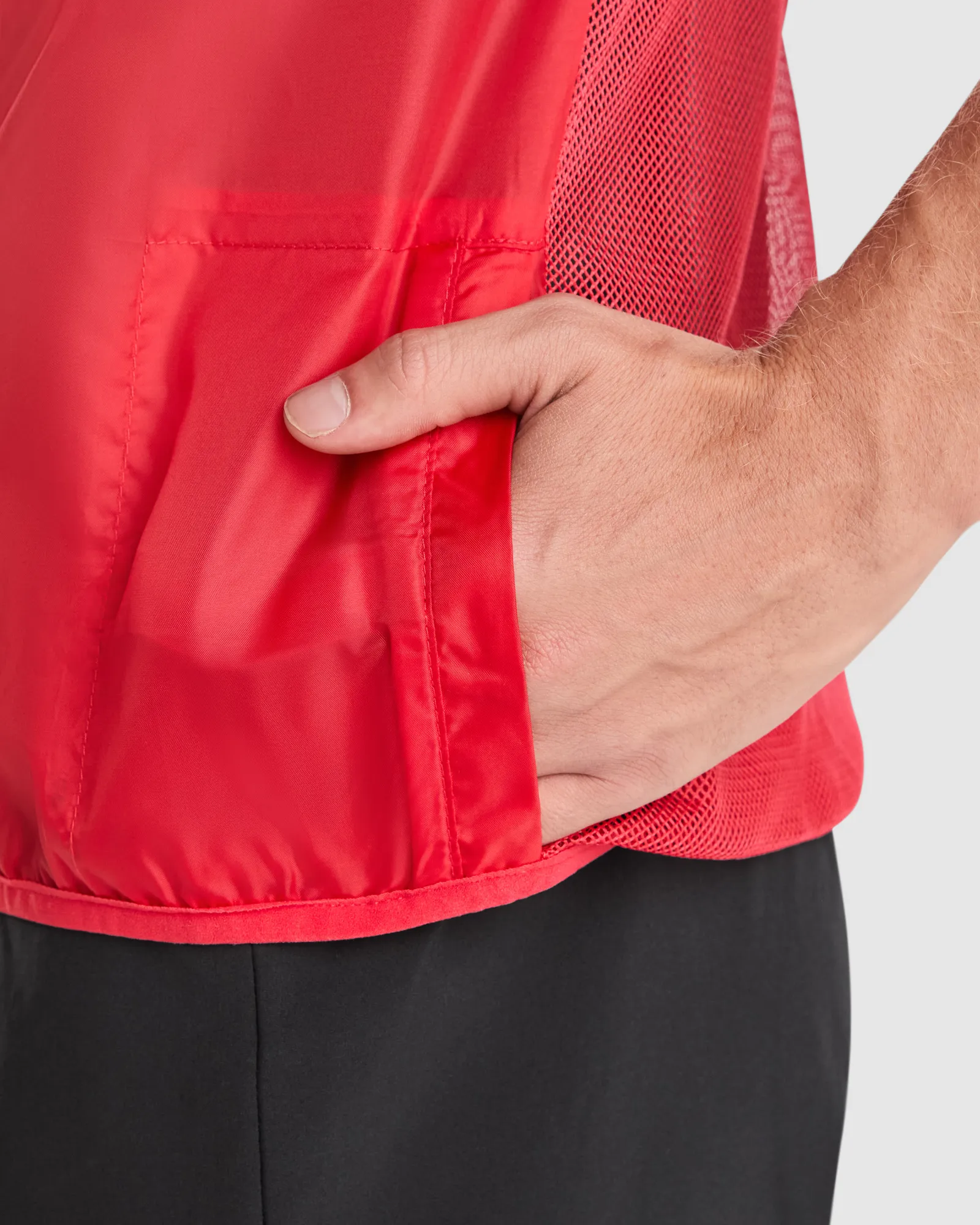 Gilet Roly Jannu, Rosso, dettaglio 3