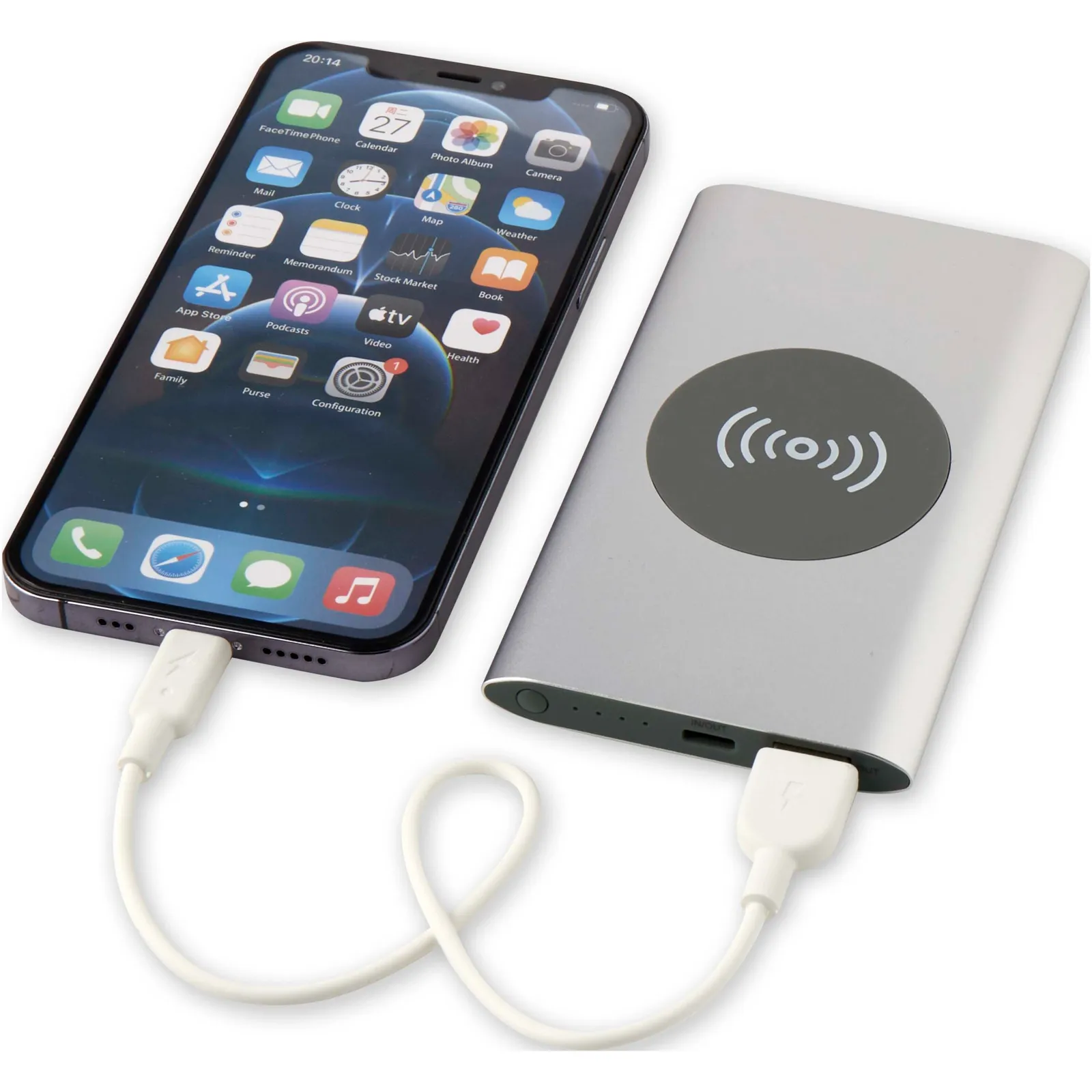 Powerbank Type C 124384 Argento dettaglio 2