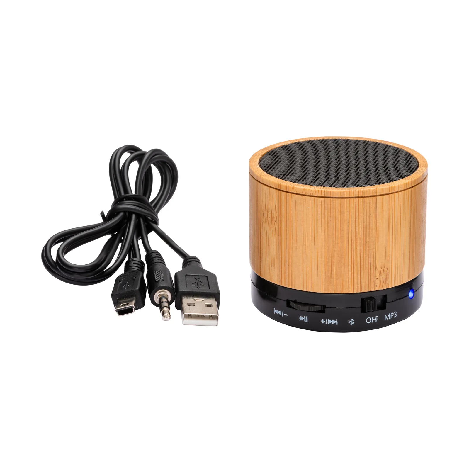 Speaker Sipec Mini altoparlante Bluetooth 22425, Naturale, foto 2
