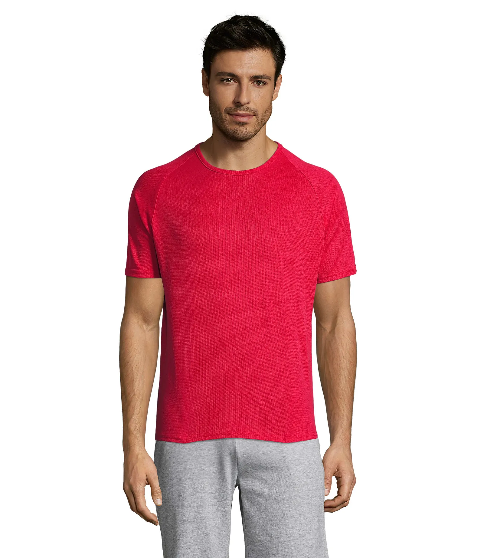 Sporty Rosso indossata fronte