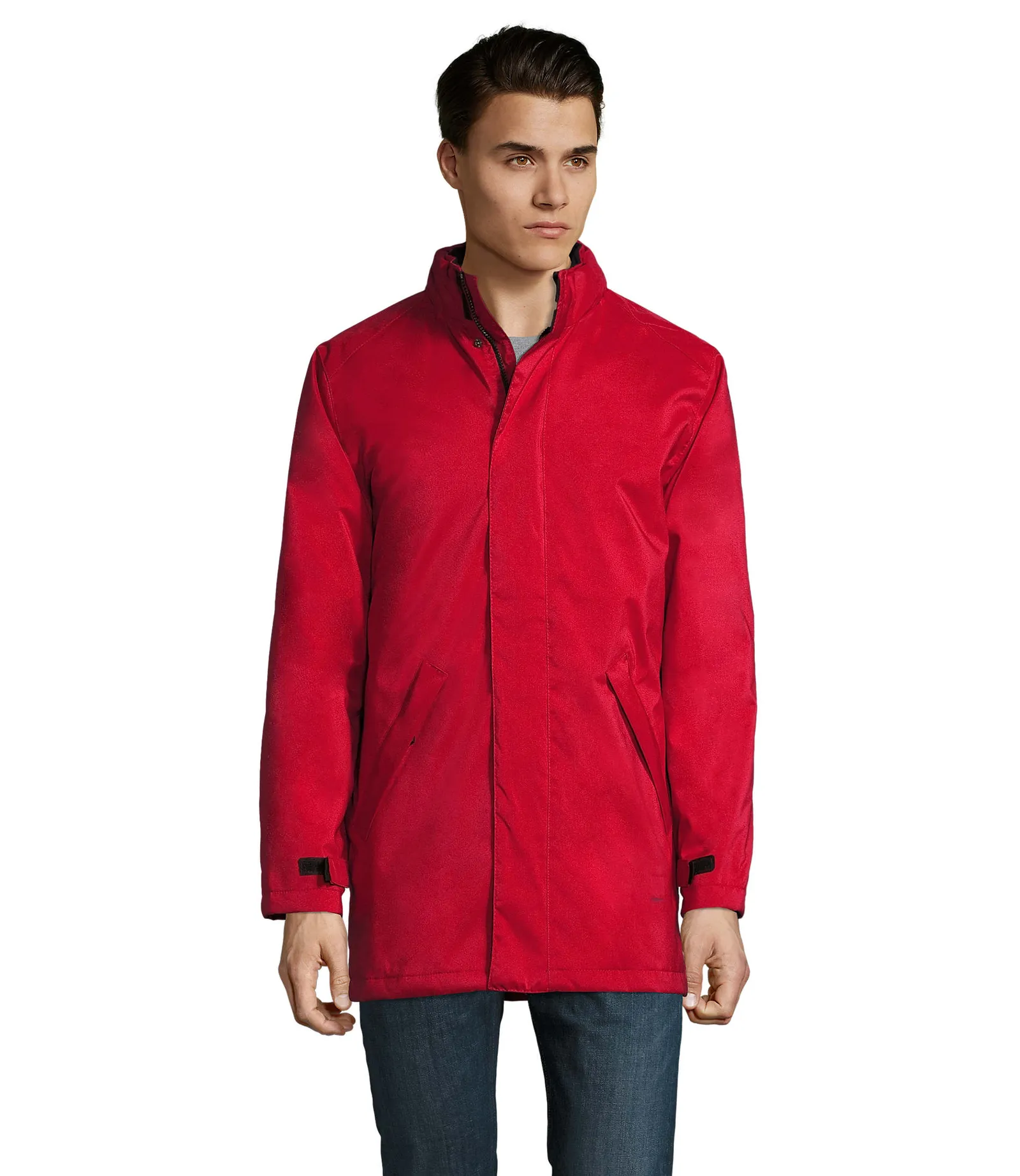 Parka SOL'S Robyn, Red, su modello, fronte
