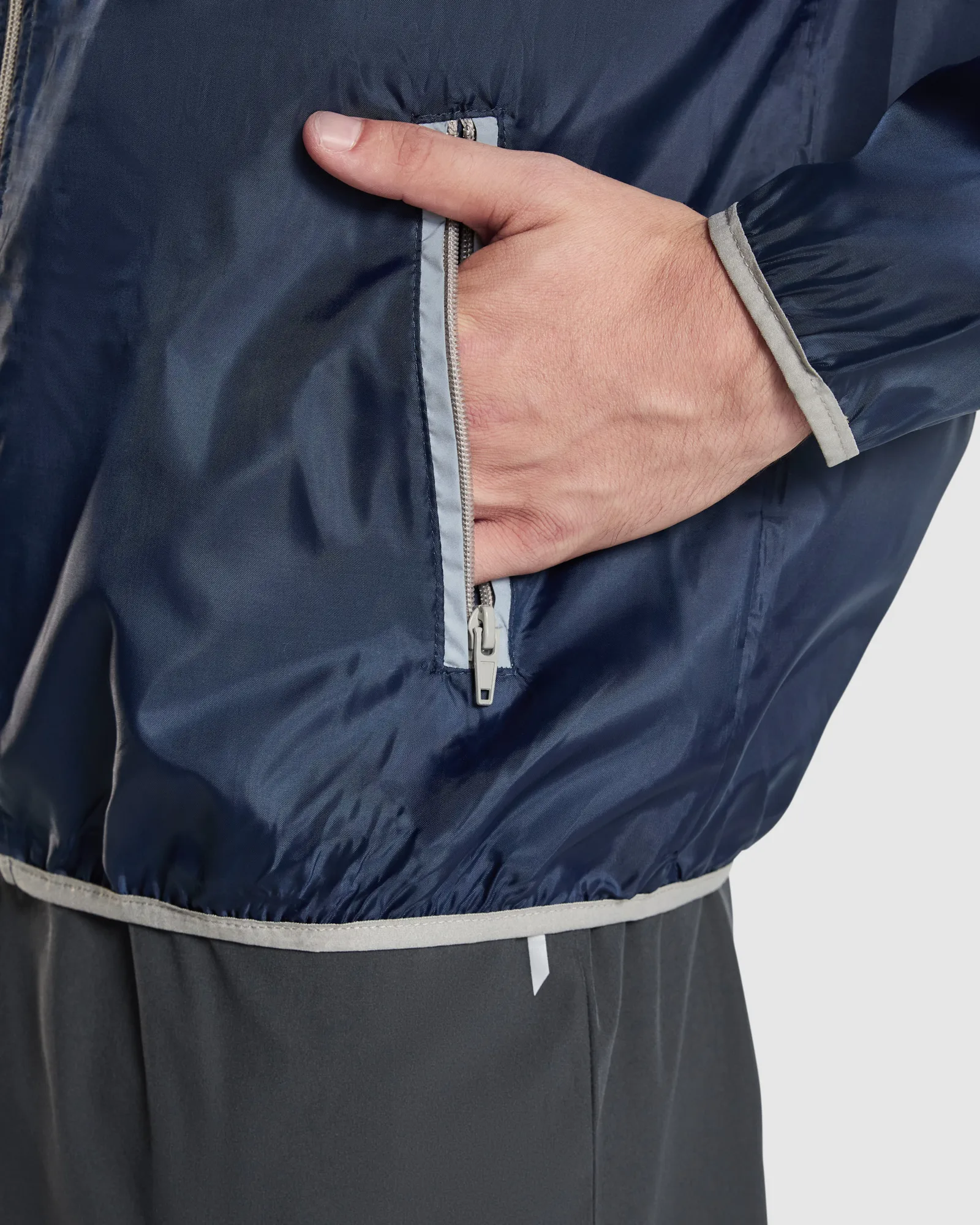 Giacca antivento Roly Angelo, Blu Navy, dettaglio 2