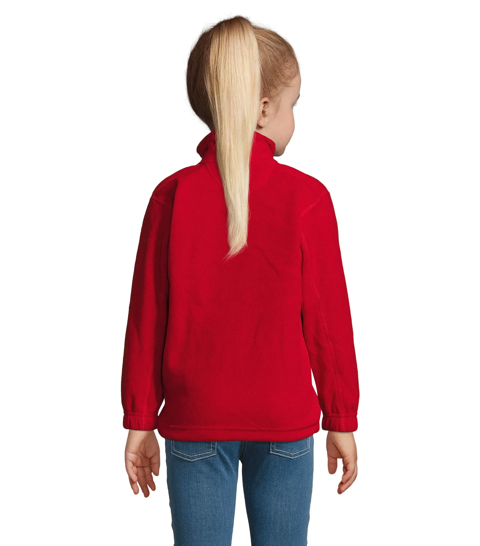 Pile SOL'S North Kids, Red, su modello, retro