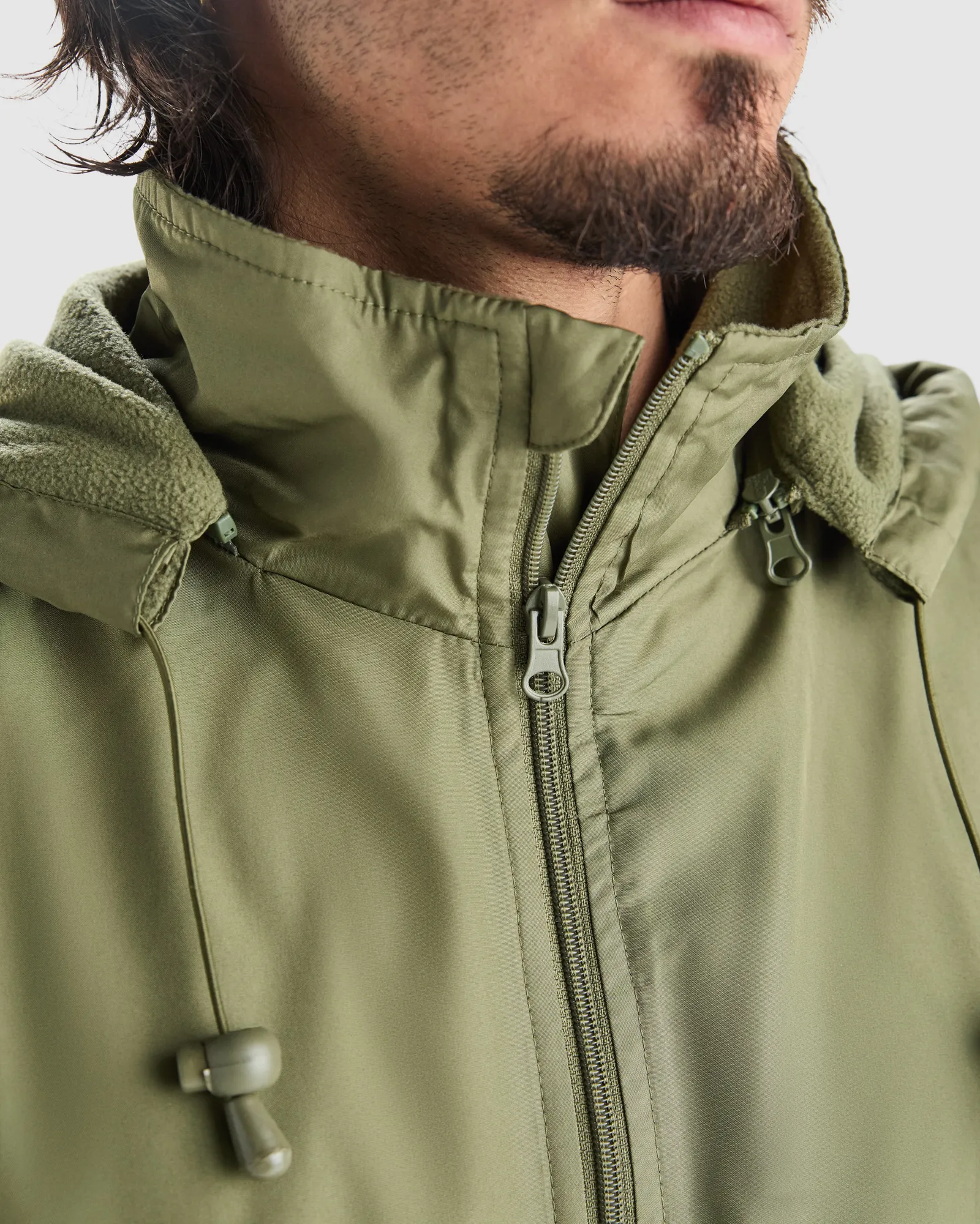 Giubbotto Roly Makalu, Verde Militare, dettaglio 3