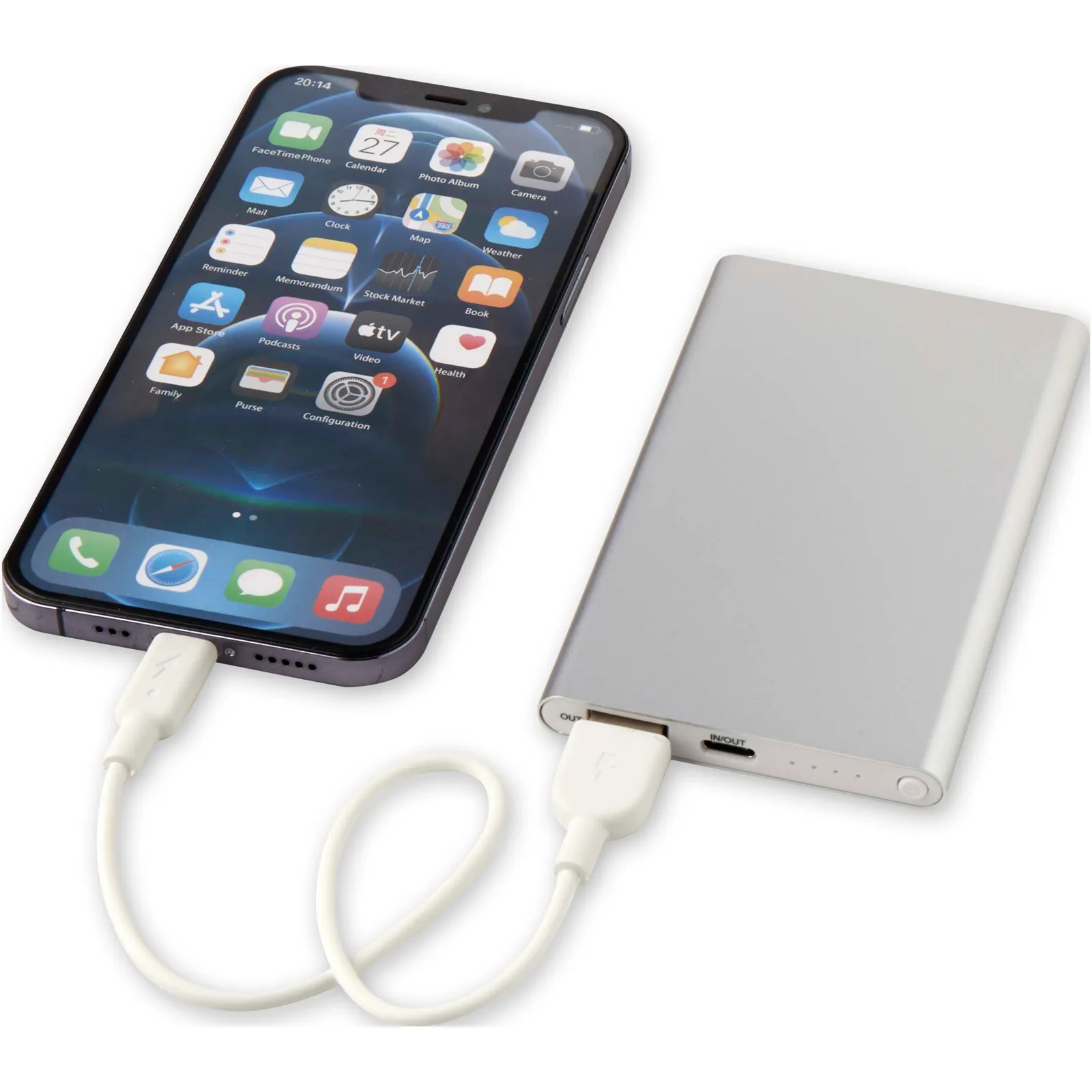 Powerbank C Pep Argento dettaglio 2