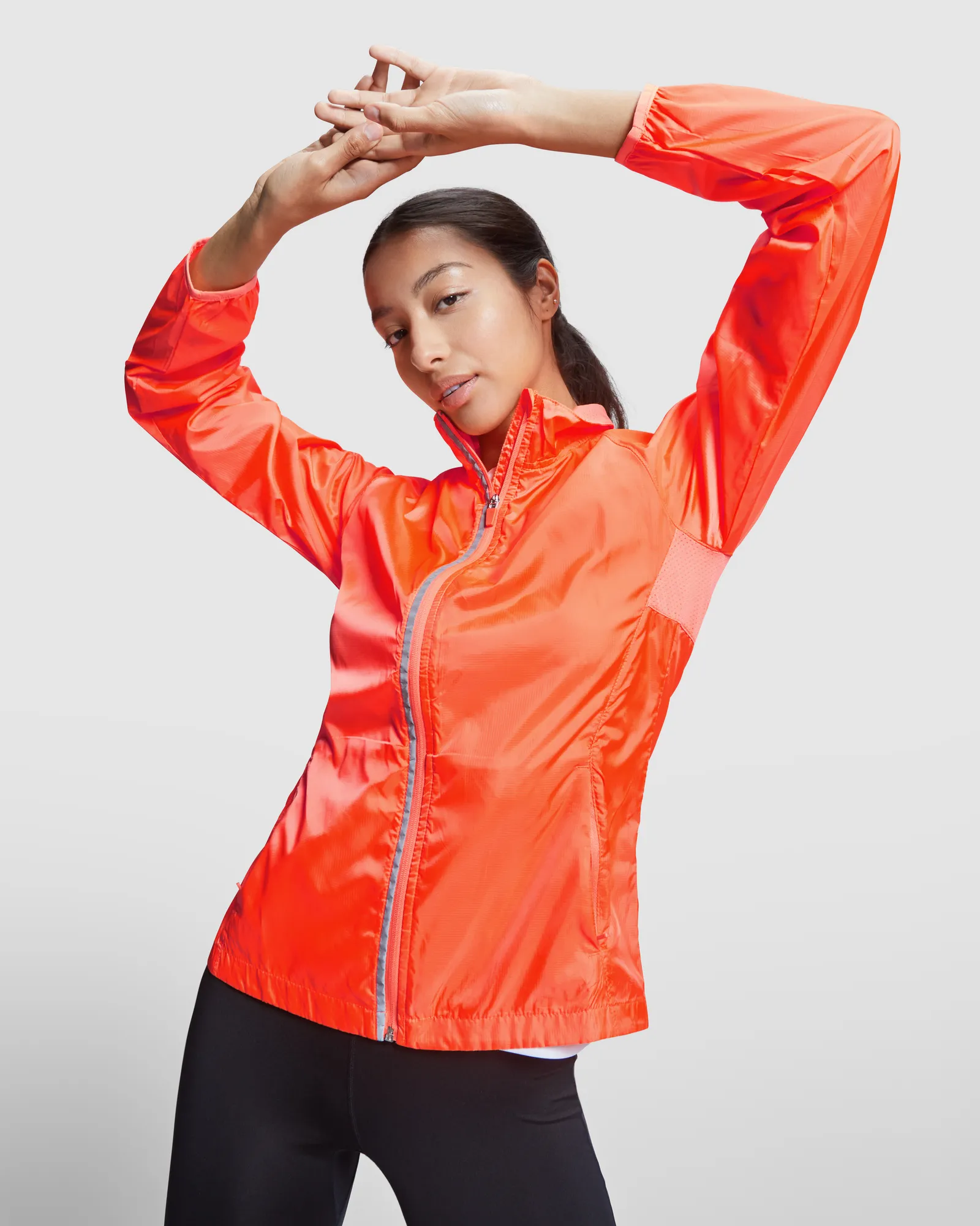 Giacca antivento Roly Glasgow Woman, Corallo Fluo