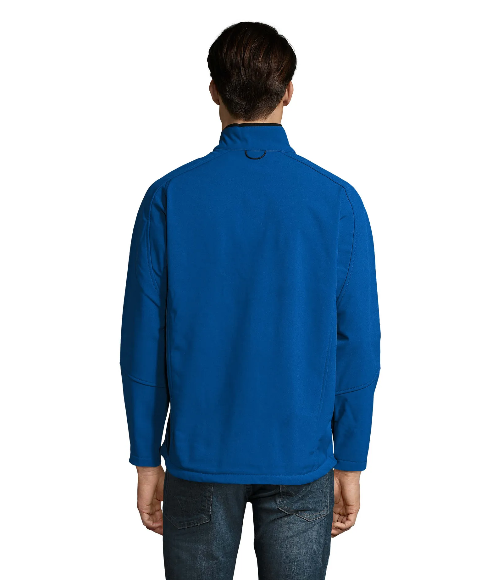 Softshell SOL'S Relax, Royal blue, su modello, retro