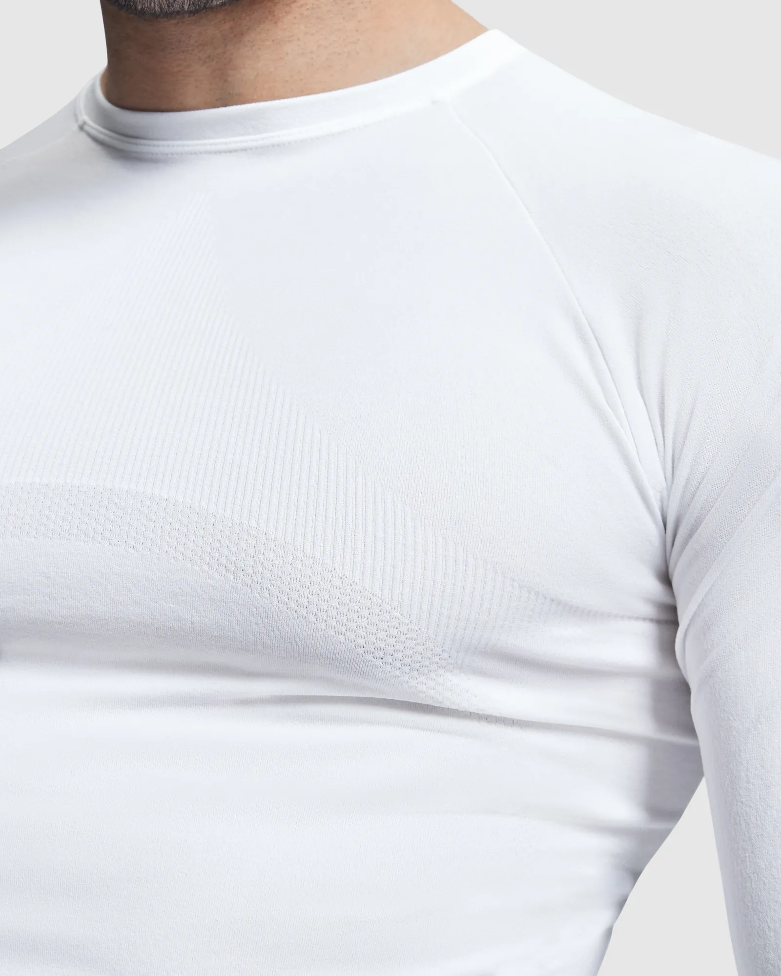 T-shirt tecnica Roly Prime, Bianco, dettaglio 3