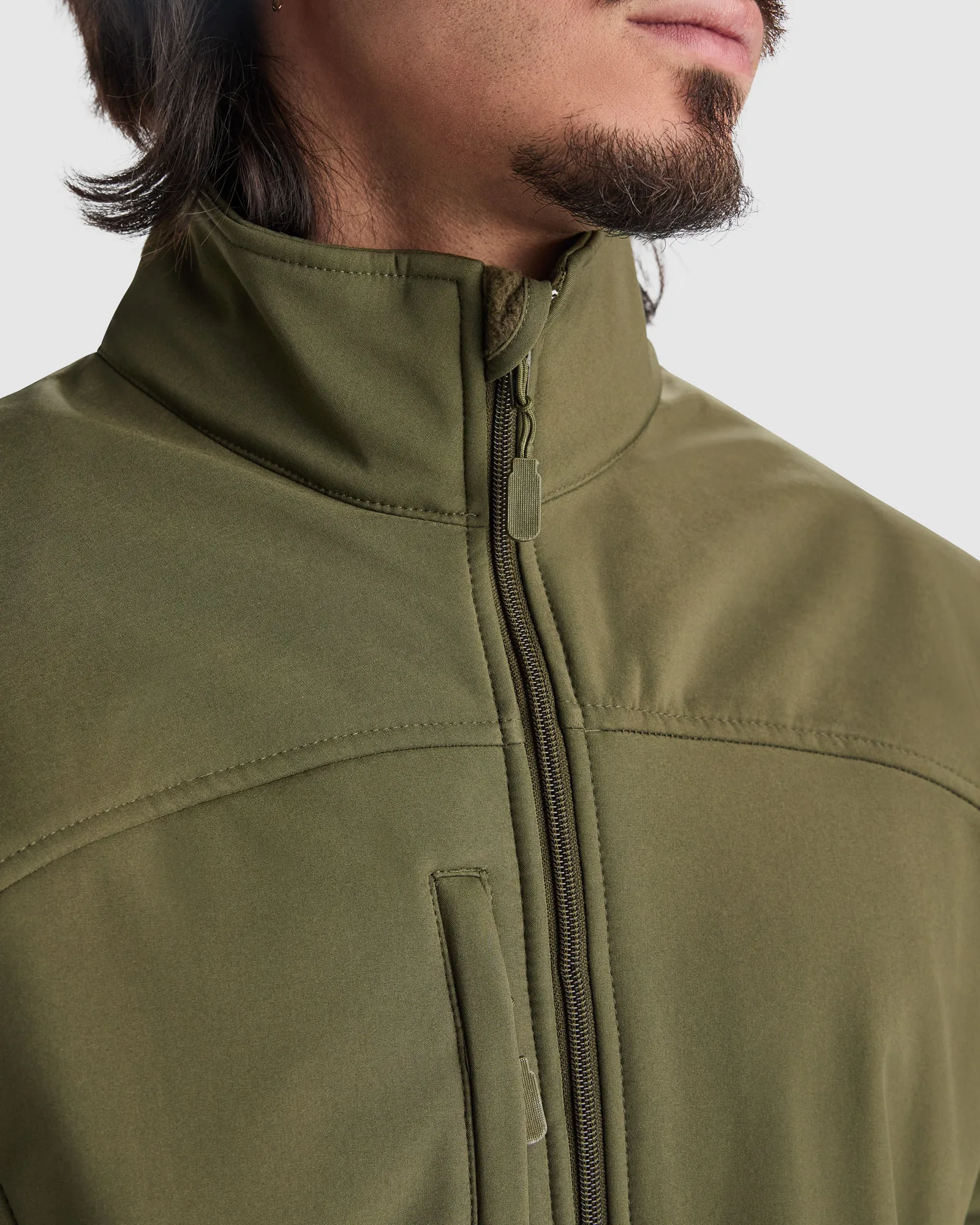 Softshell Roly Rudolph, Verde Militar Scuro, dettaglio 3