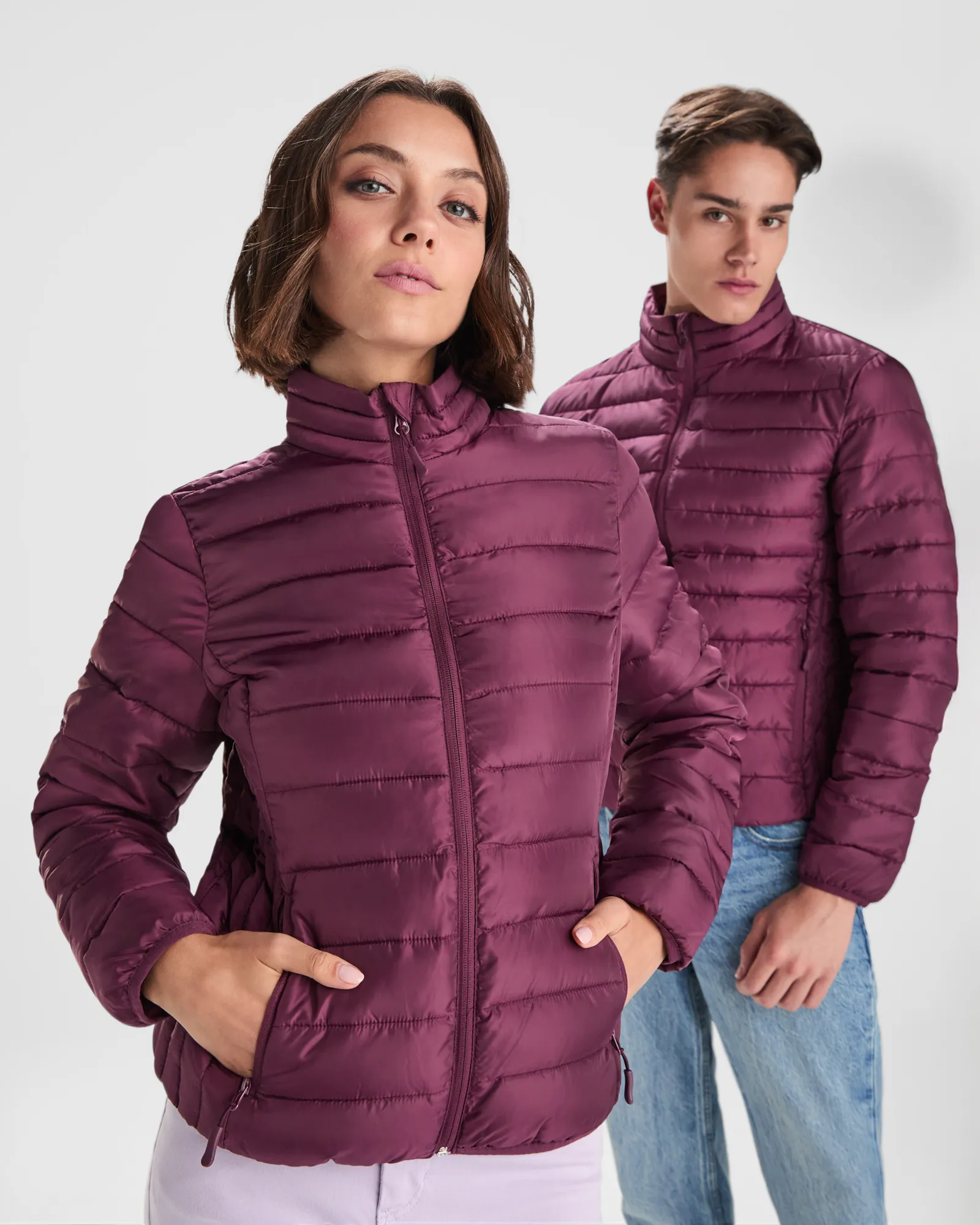 Giubbotto Roly Finland Woman, Rojo Ciruela, dettaglio 2