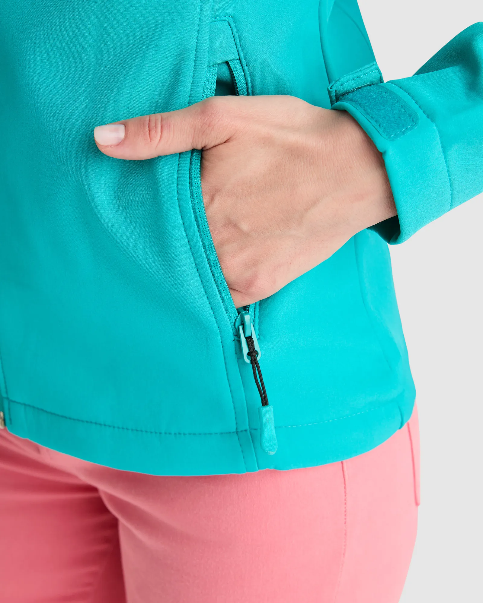 Softshell Roly Nebraska Woman, Acquamarina, dettaglio 4