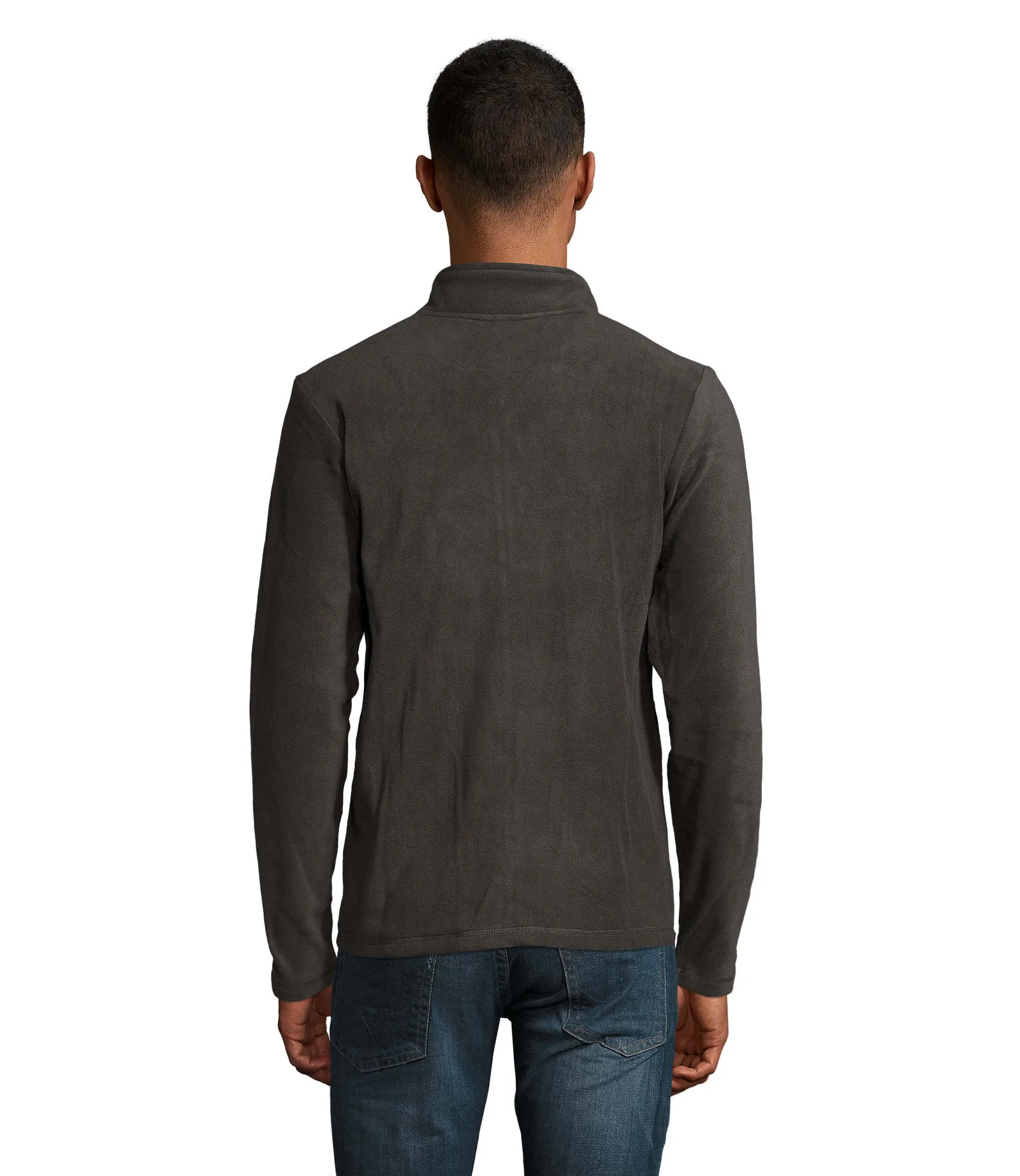 Pile SOL'S Norman Men, Charcoal grey, su modello, retro