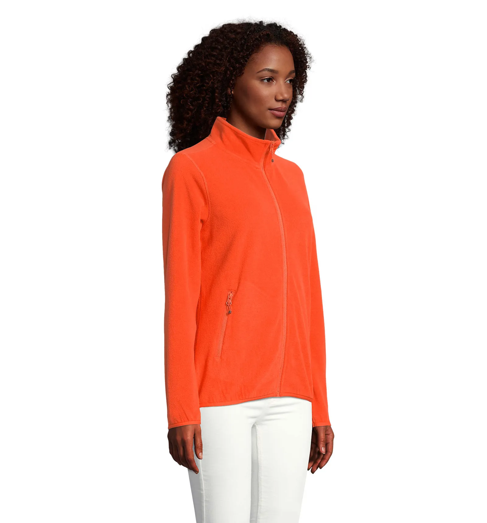 Pile SOL'S Factor Women, Orange, su modello, lato