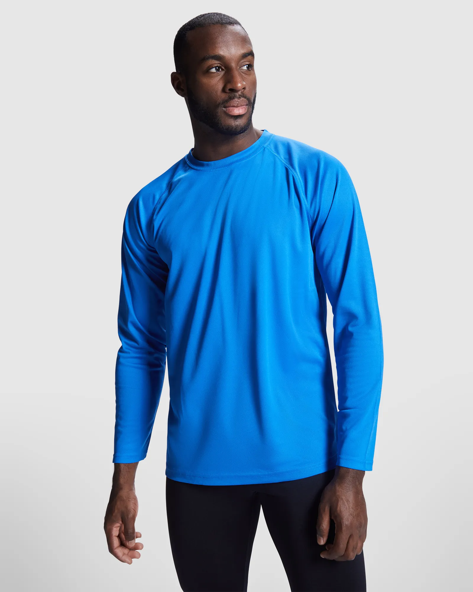 T-shirt tecnica Roly Montecarlo L/S, Royal