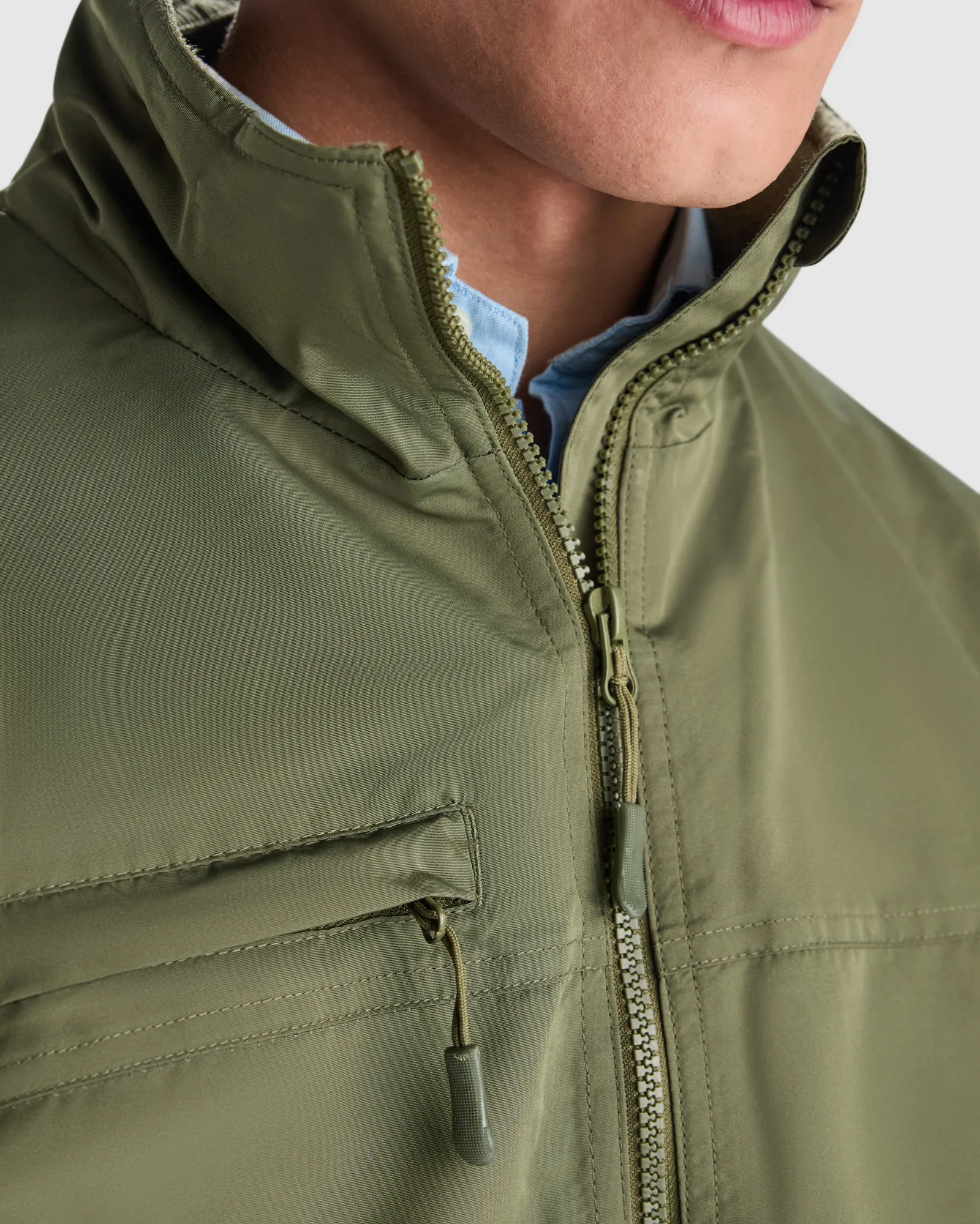 Giubbotto Roly Yukon, Verde Militare, dettaglio 3