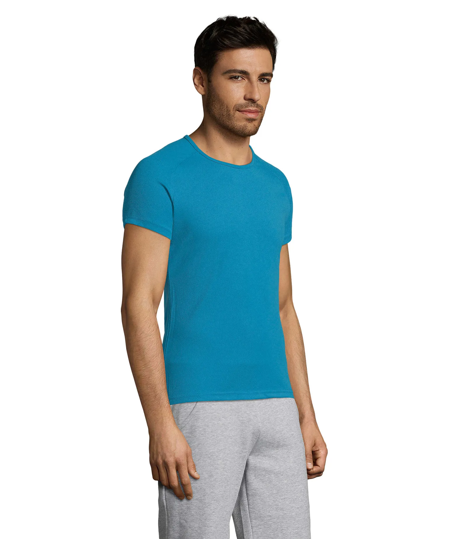 Sporty Acqua indossata lato