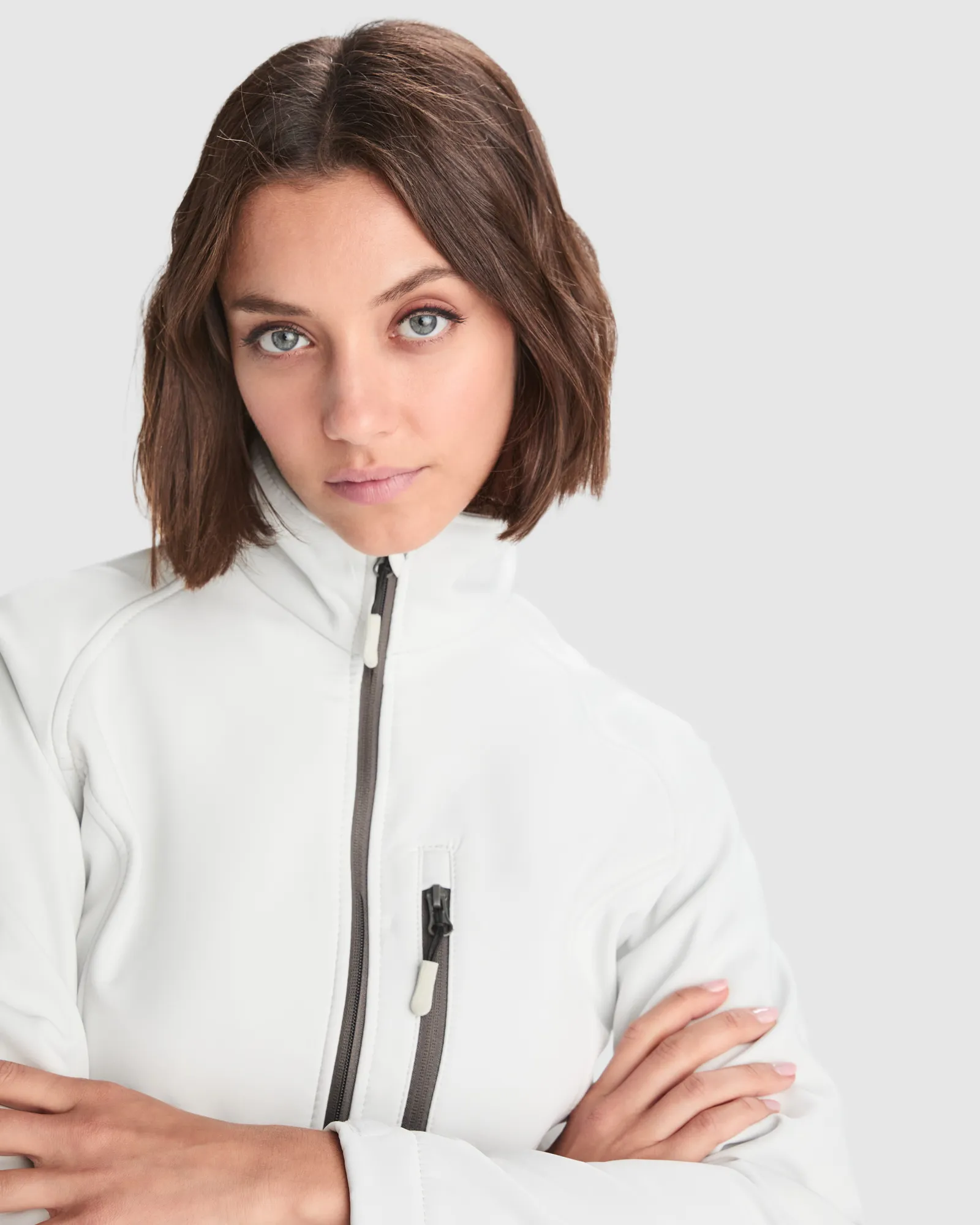 Softshell Roly Antartida Woman, Bianco Perlato, dettaglio 2