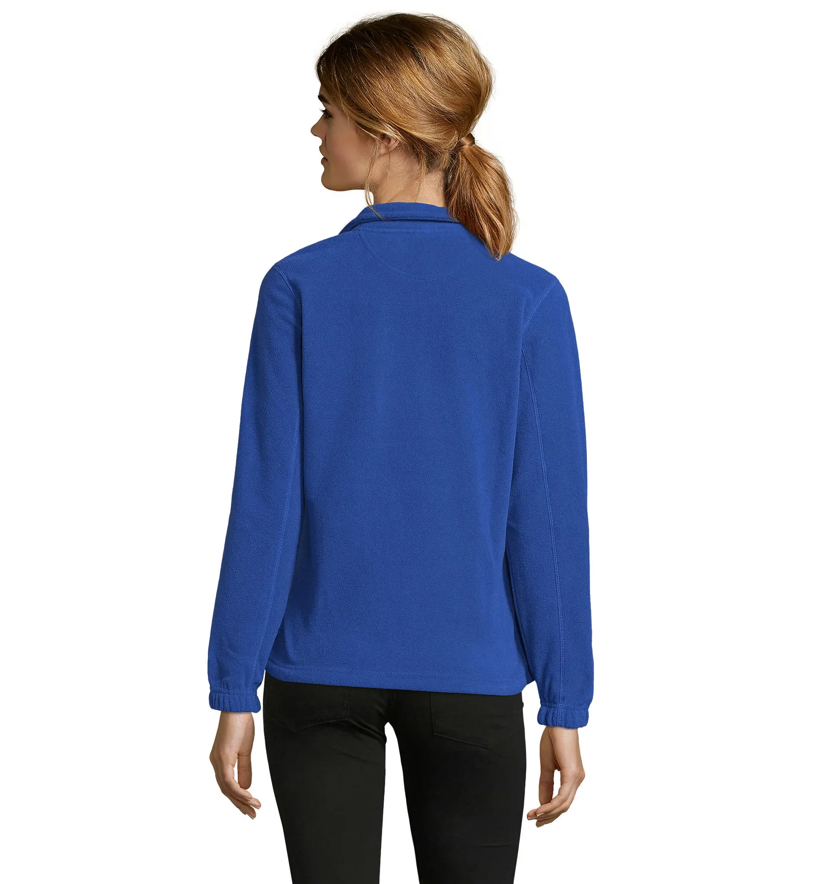 Pile SOL'S North Women, Royal blue, su modello, retro