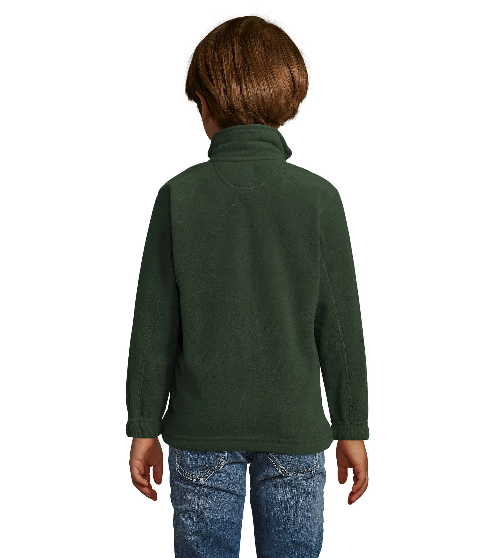 Pile SOL'S North Kids, Fir green, su modello, retro
