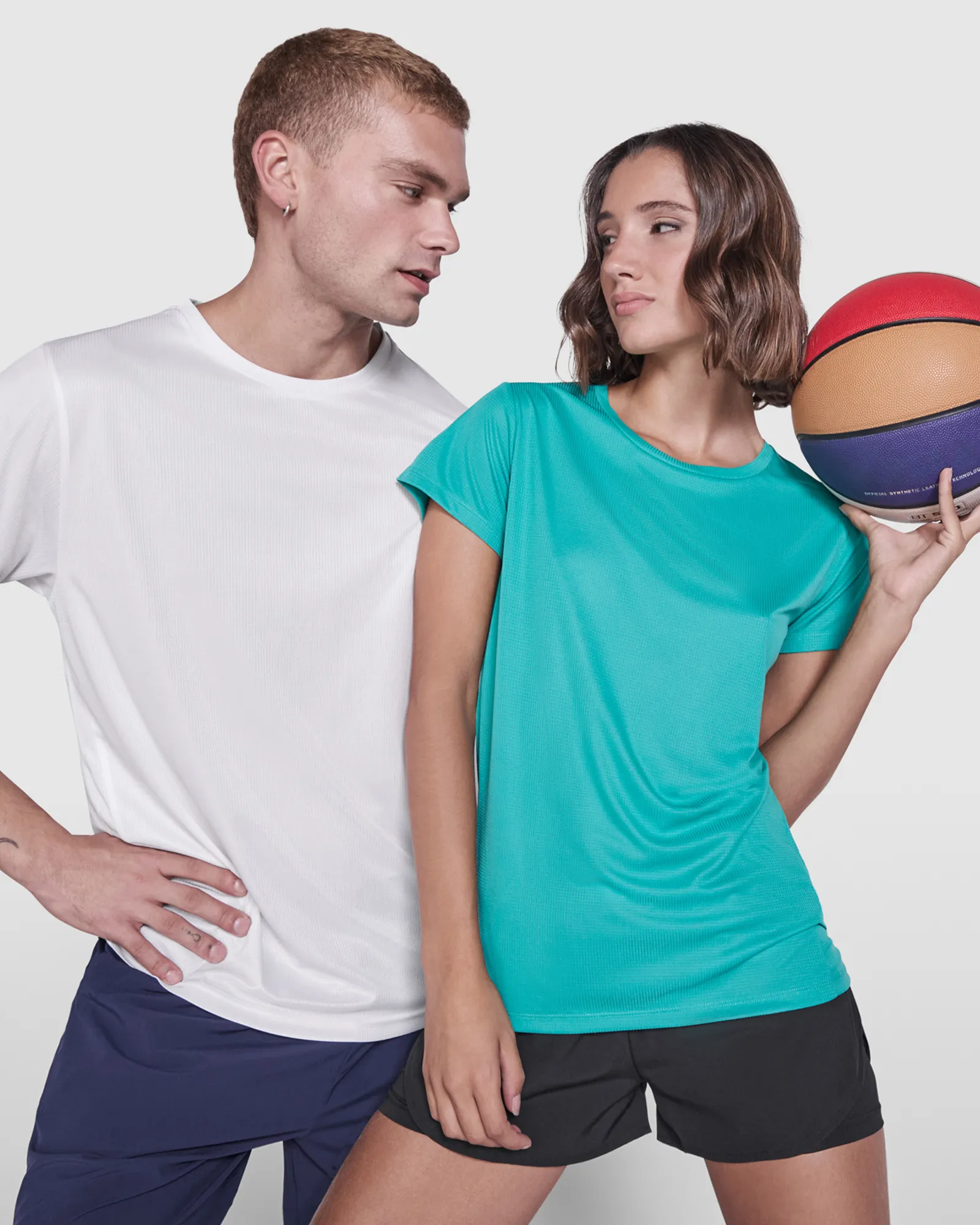 T-shirt tecnica Roly Estoril Woman, Jade, dettaglio 3