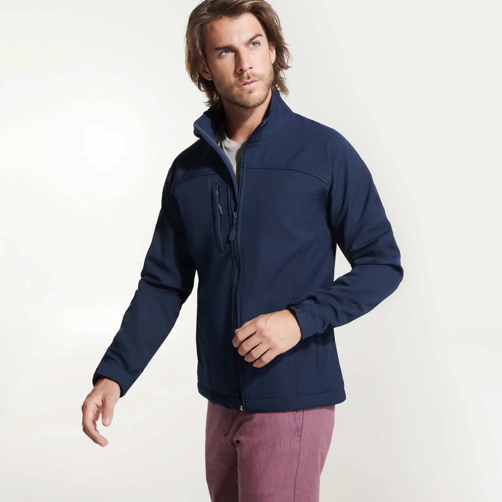 Softshell Roly Rudolph, Blu Navy, dettaglio