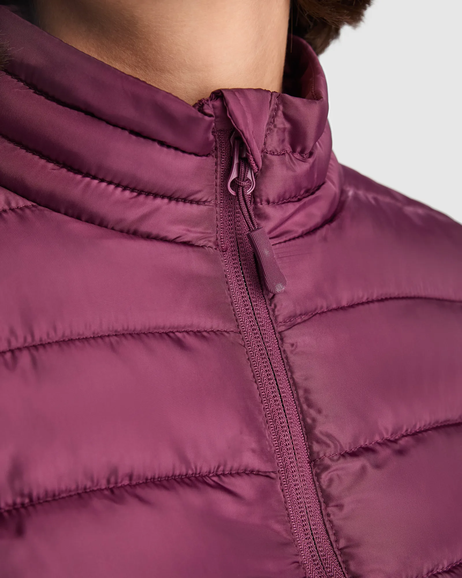 Giubbotto Roly Finland Woman, Rojo Ciruela, dettaglio 5
