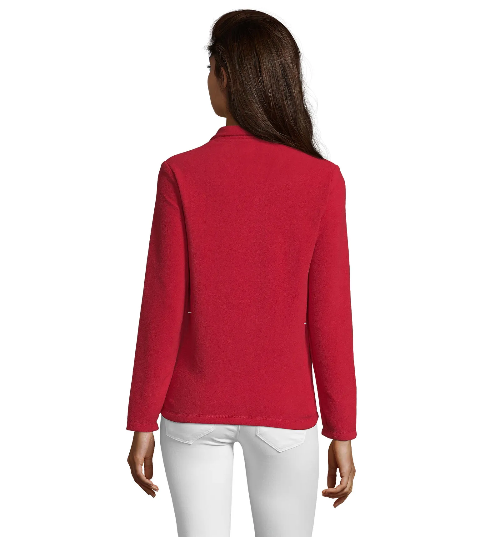 Pile SOL'S Norman Women, Red, su modello, retro
