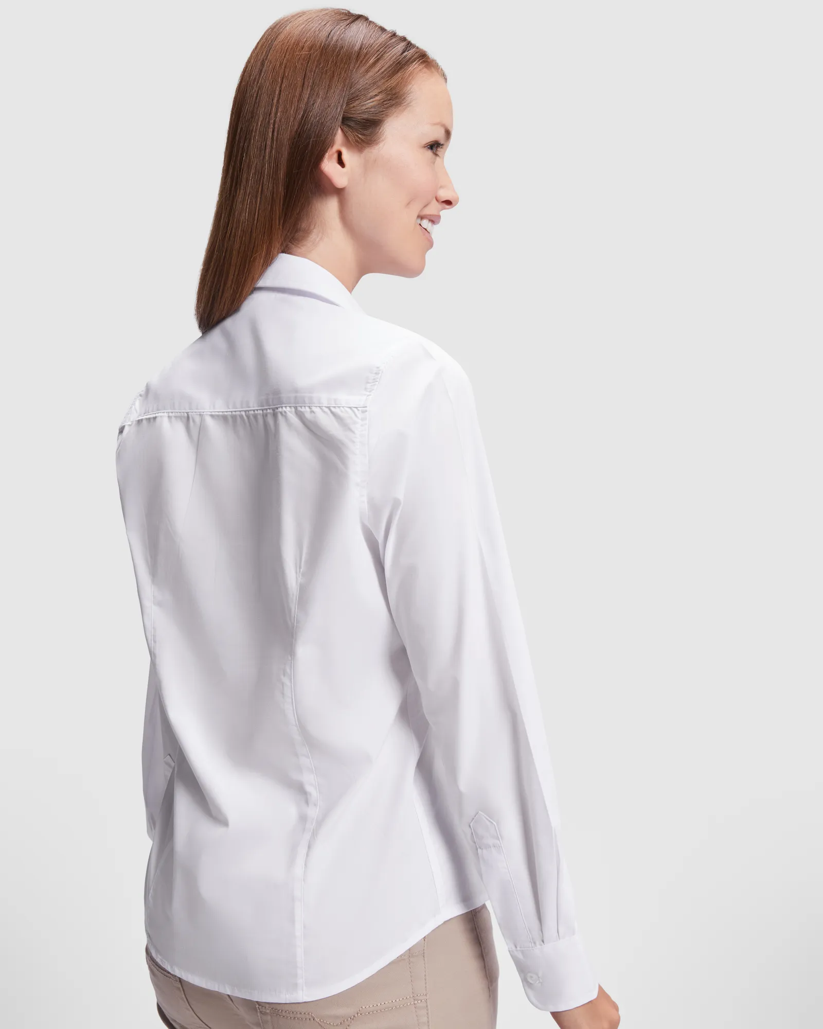 Camicia manica lunga Roly Sofia L/S, Bianco, dettaglio 4