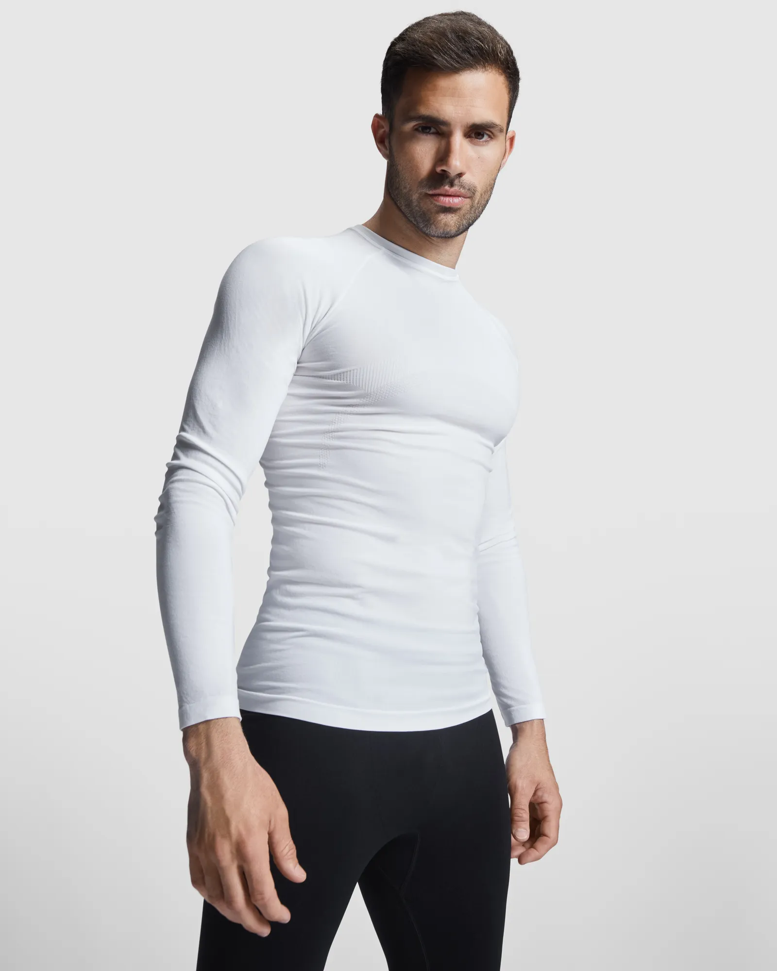T-shirt tecnica Roly Prime, Bianco, dettaglio 2