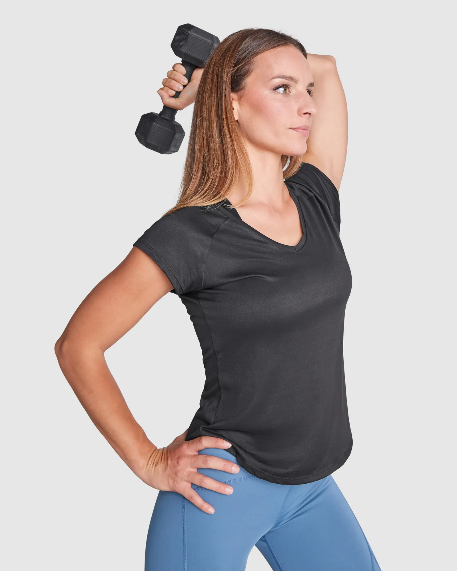 T-shirt tecnica Roly Avus, Nero