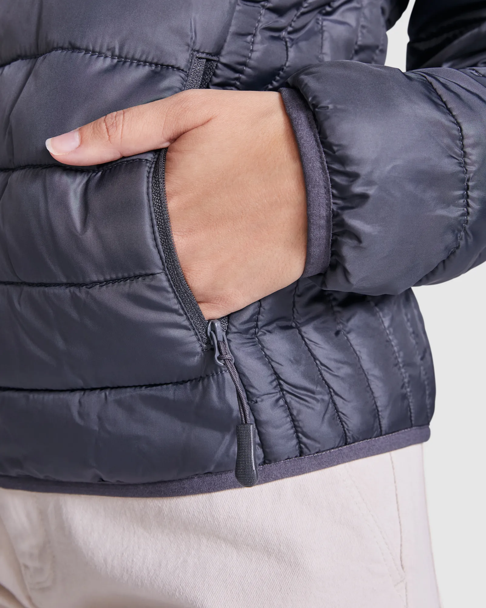 Giubbotto Roly Finland Woman, Ebano, dettaglio 4